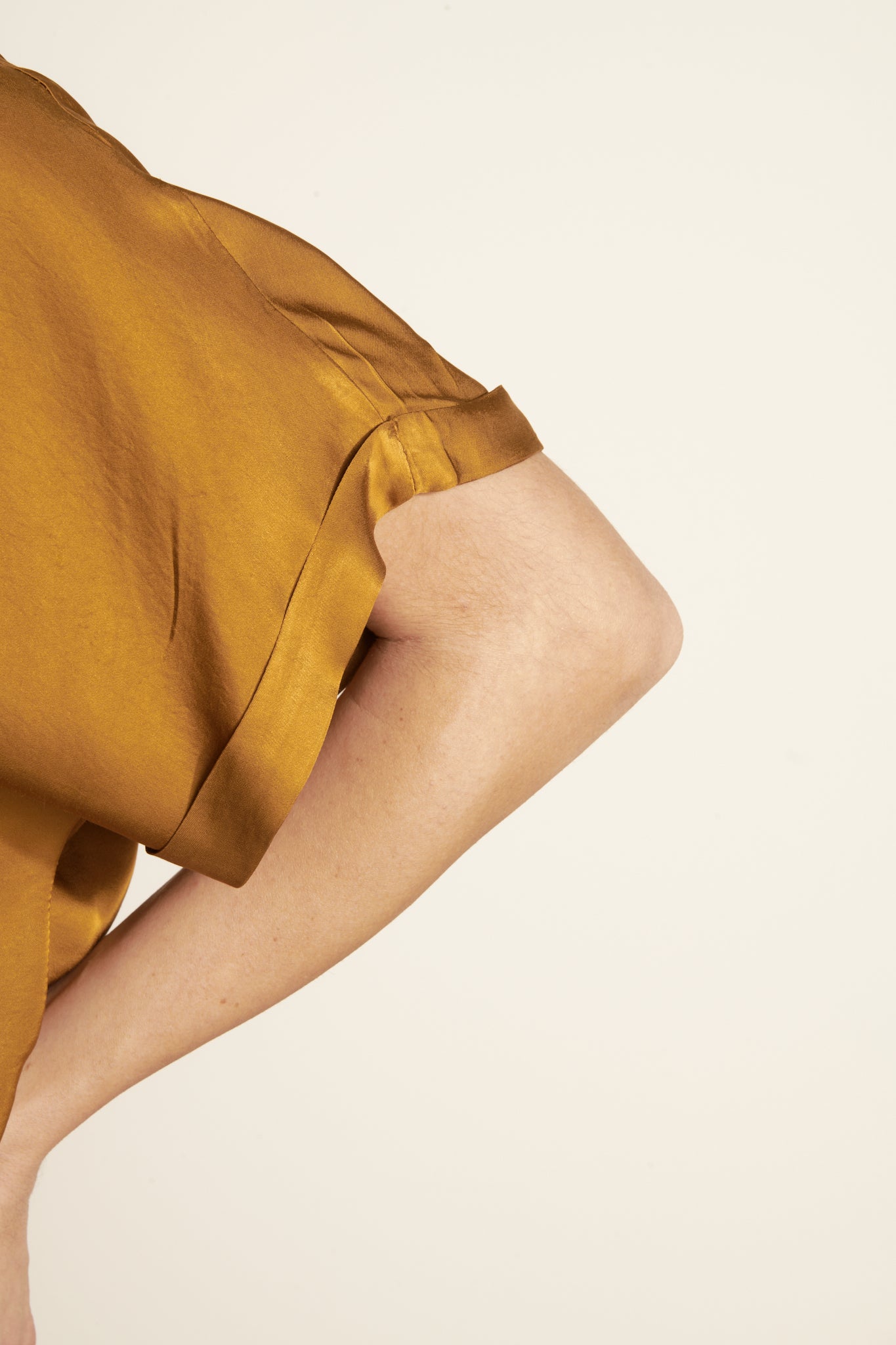 OVER SLIKY SHIRT (FA662C05Q) - AMBER