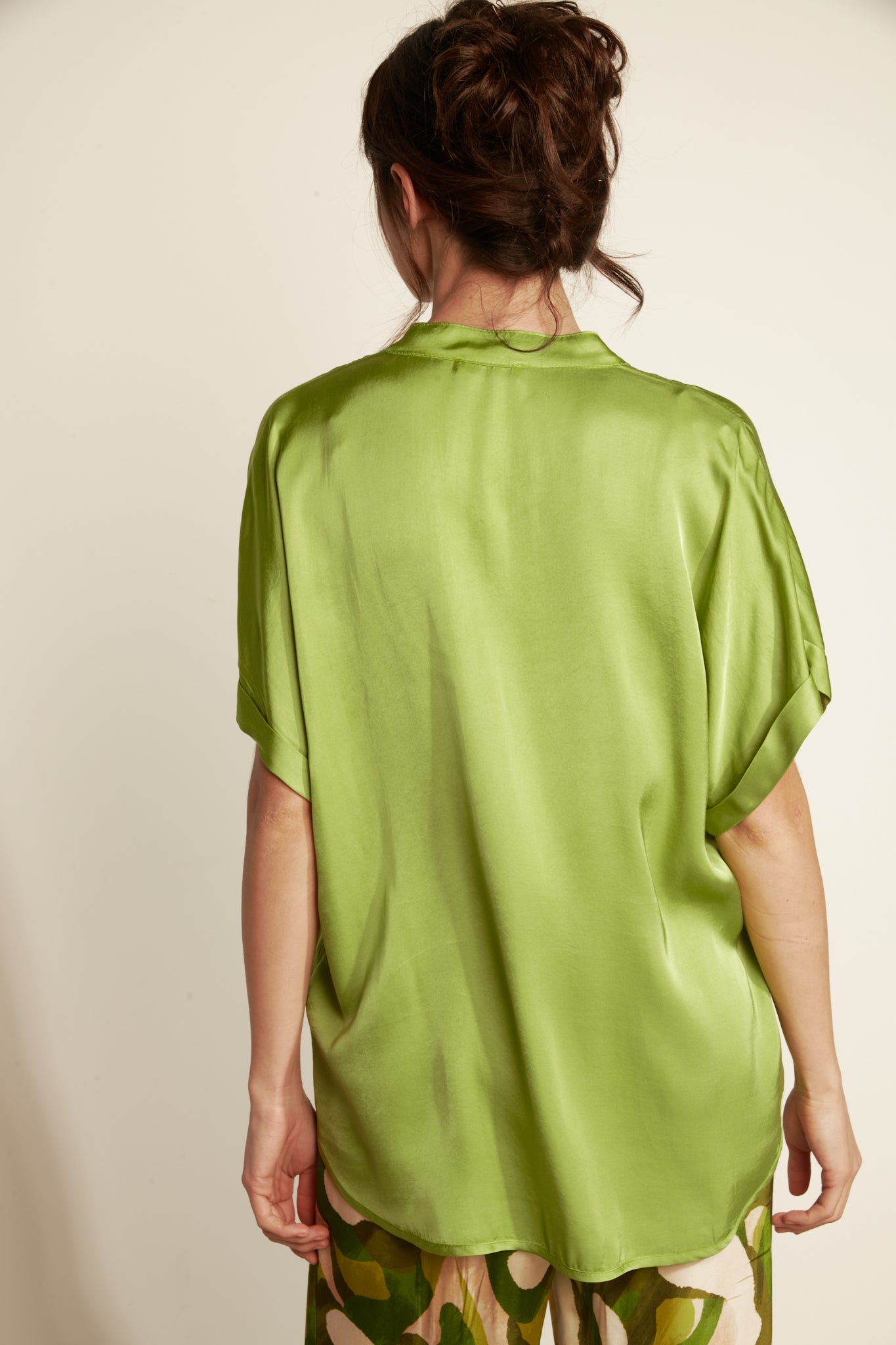 OVER SLIKY SHIRT (FA662C05Q) - PISTACHIO