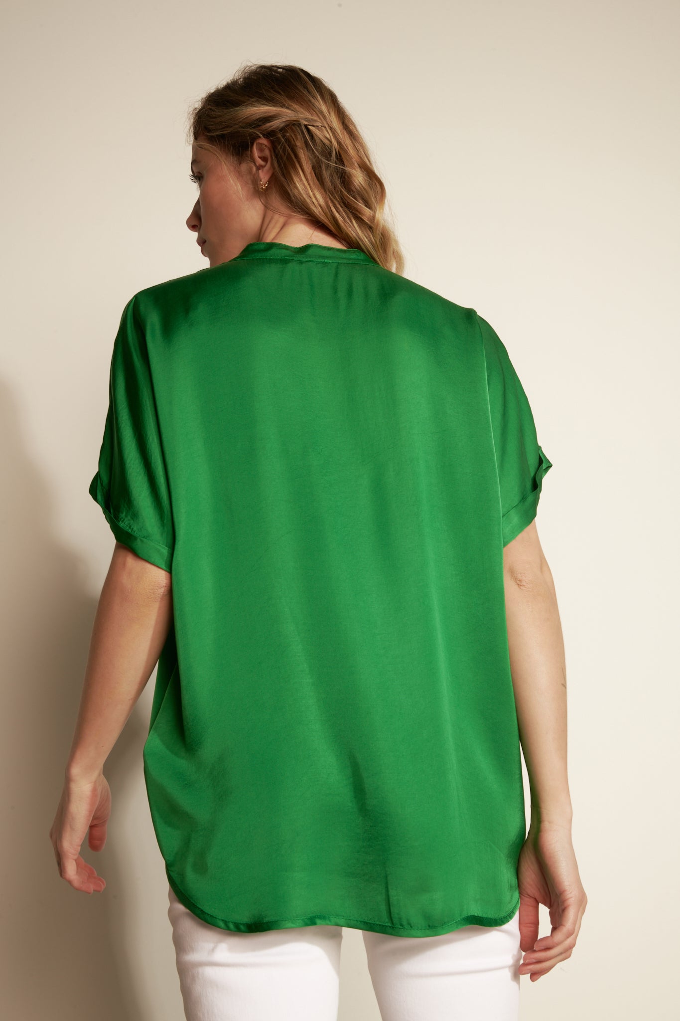 CHEMISE OVER ALDA VERT