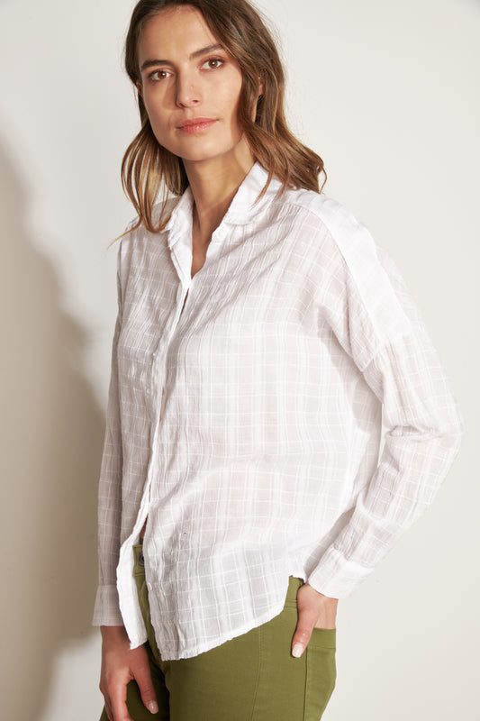 CHEMISE AMPLE ADDISON BLANC