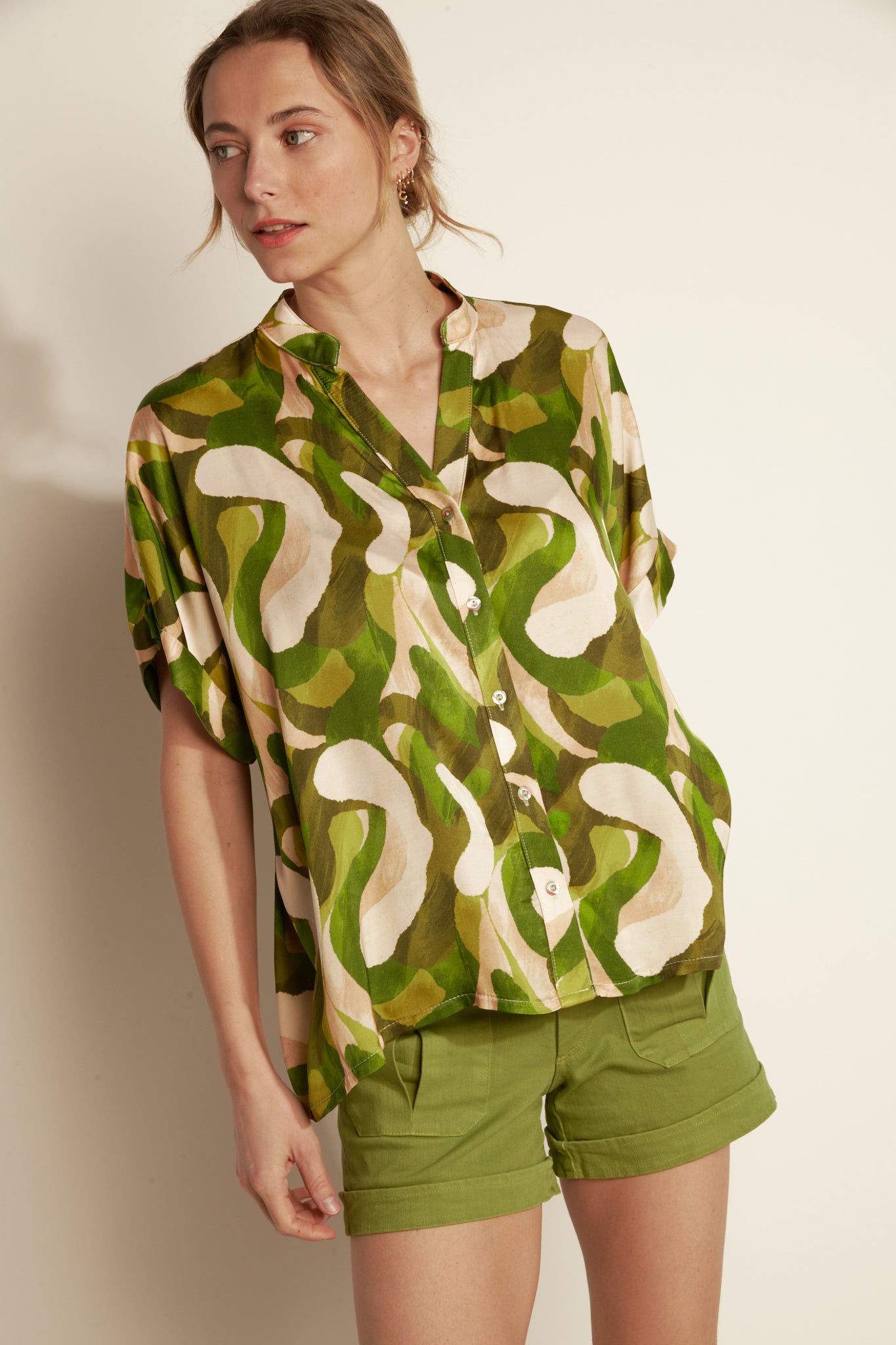 CHEMISE OVER ANETTE LIME