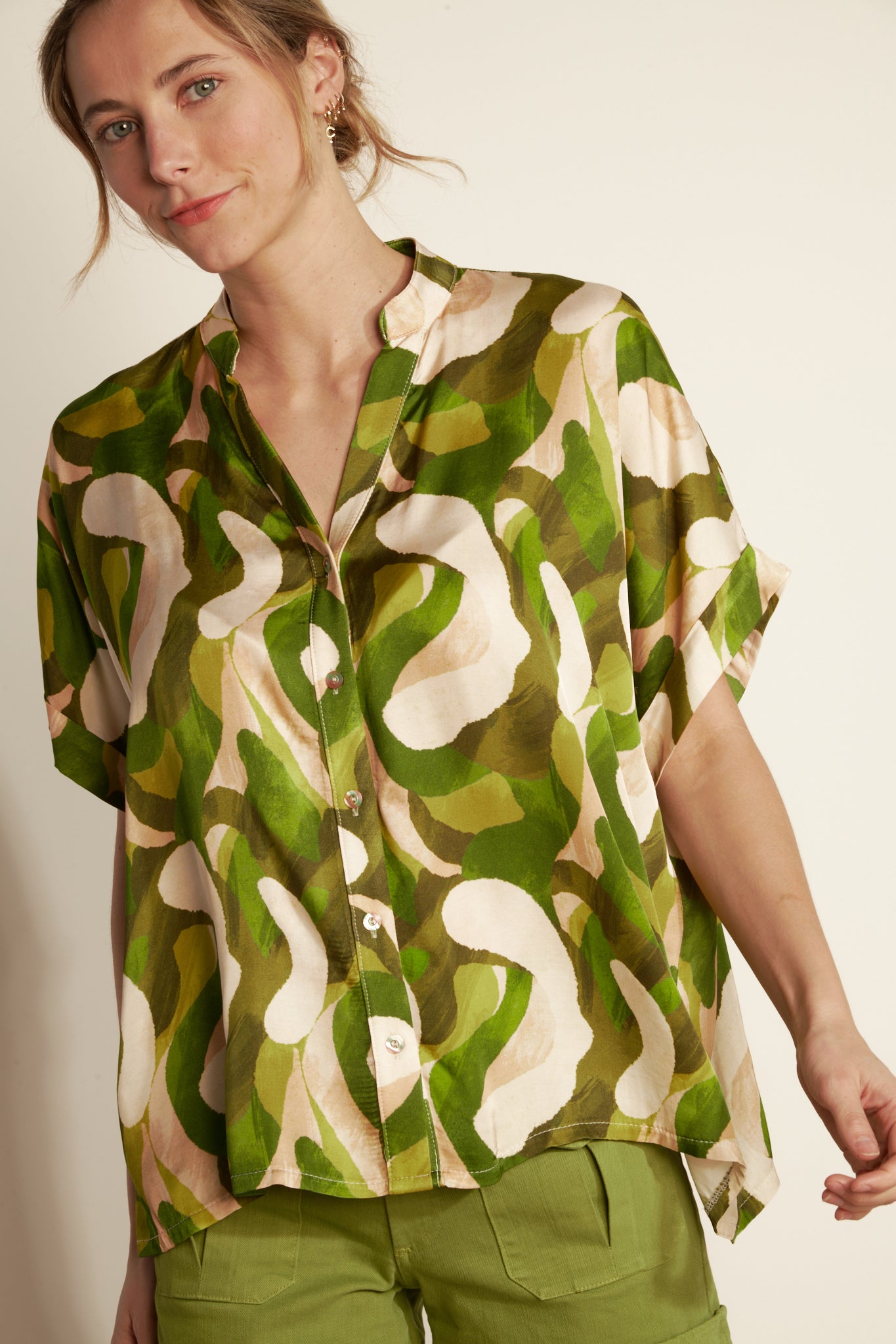CHEMISE OVER ANETTE LIME