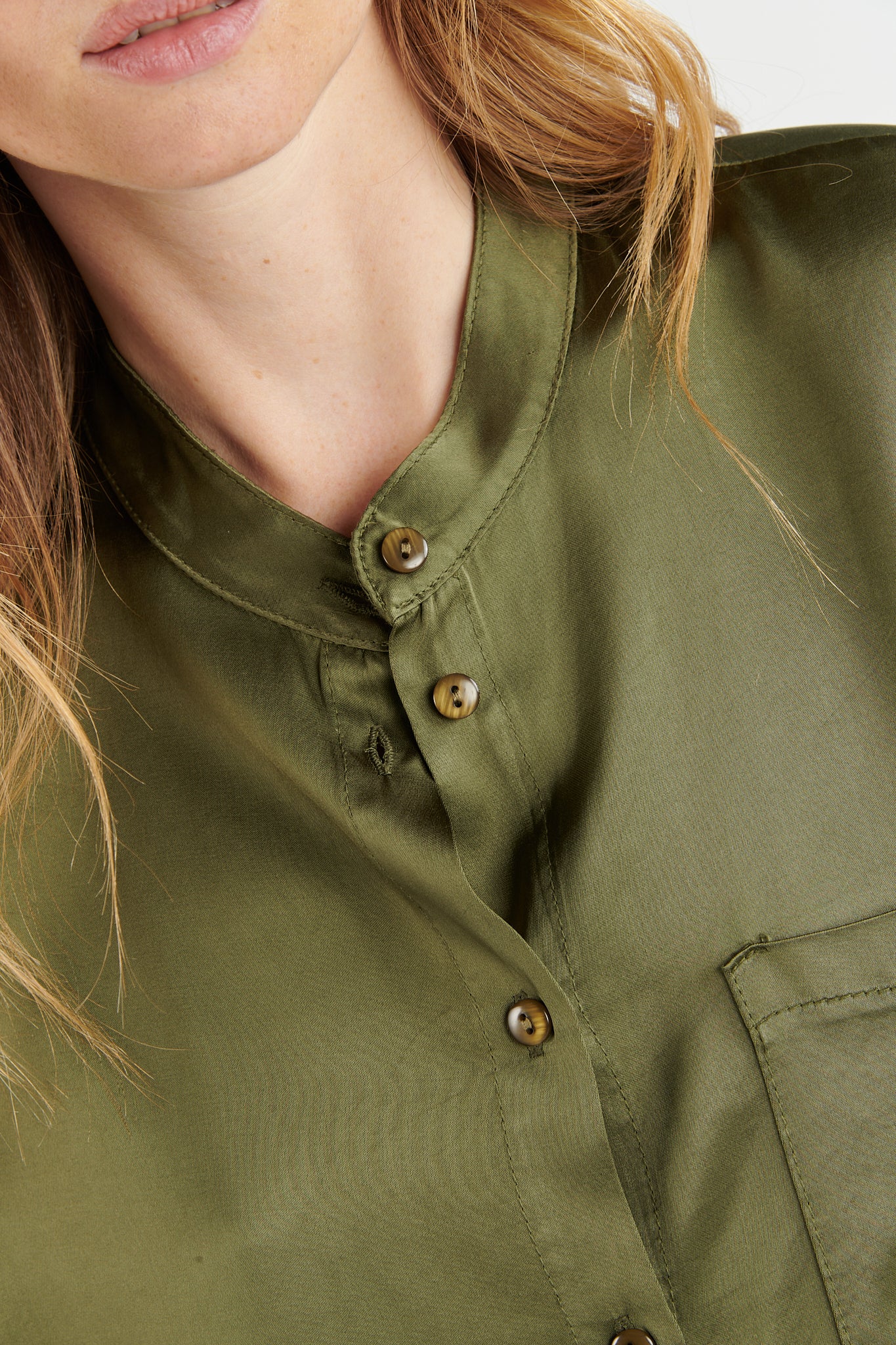 CHEMISE OVERSIZE BECCA KAKI