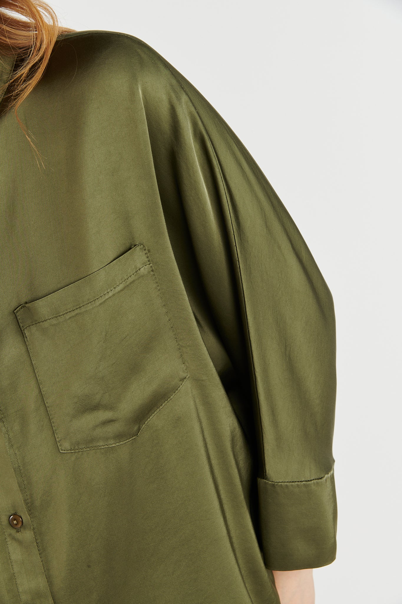 CHEMISE OVERSIZE BECCA KAKI