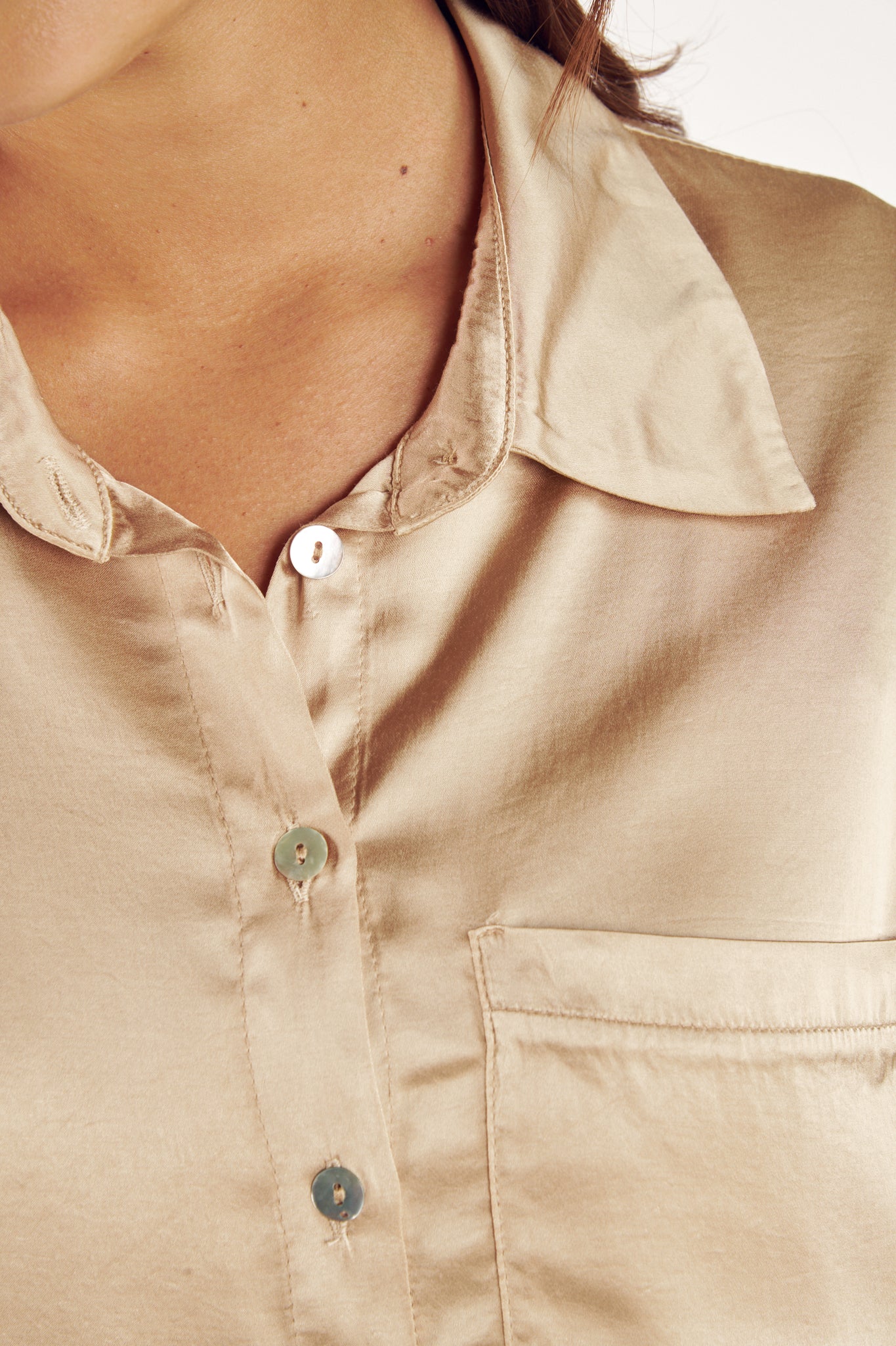 CHEMISE COURTE CALLIOPE SABLE