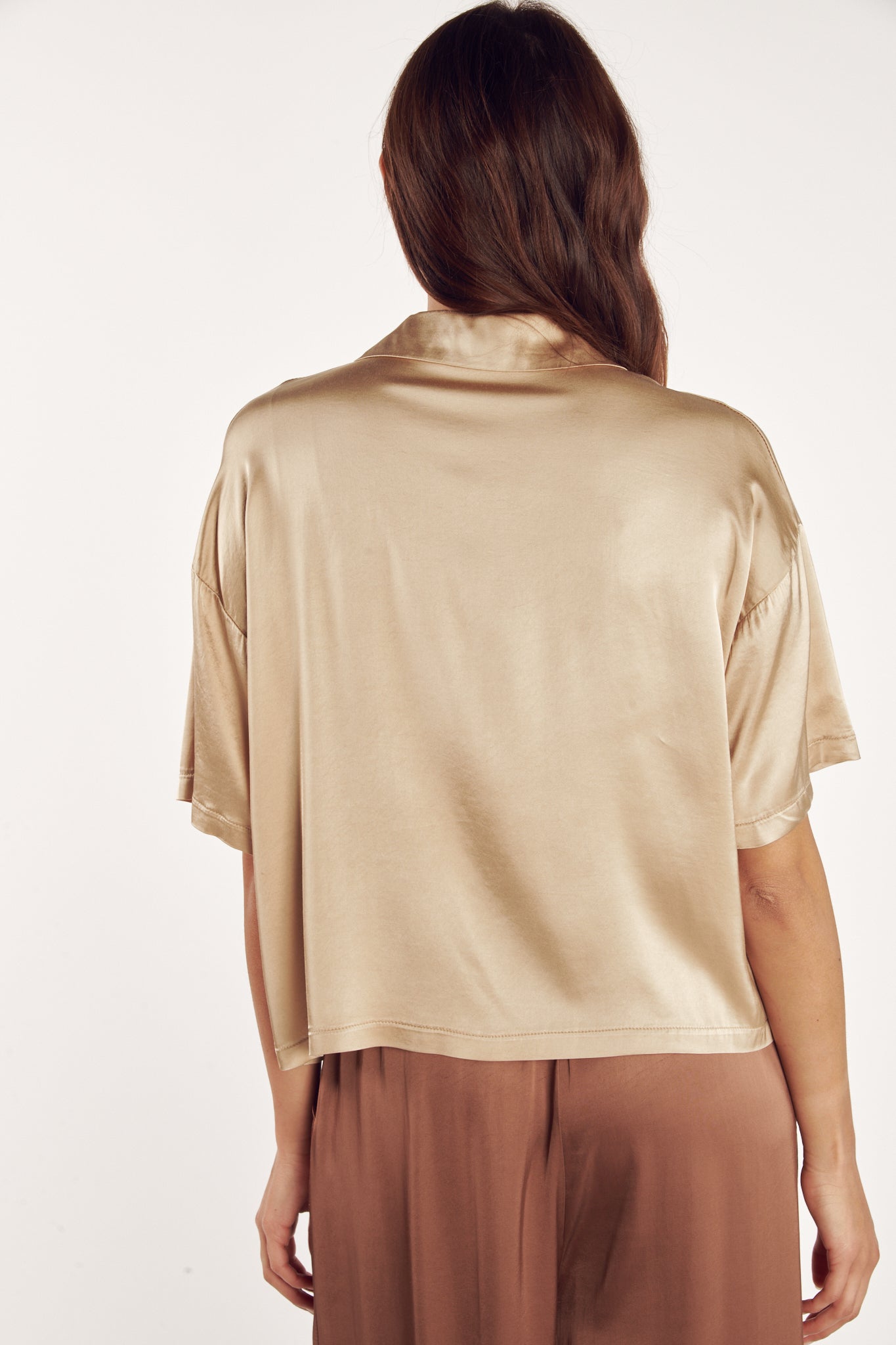 CHEMISE COURTE CALLIOPE SABLE