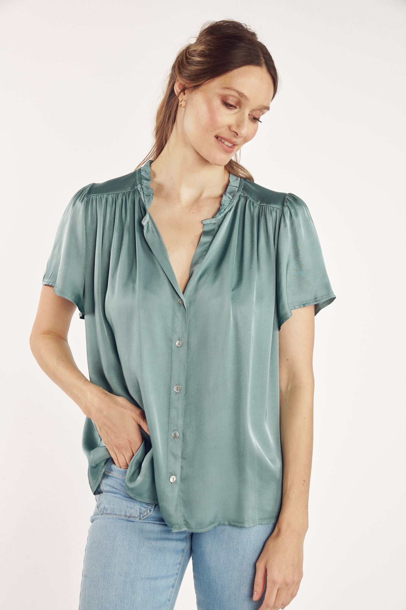 CHEMISE COL PLISSÉ ANNABELLE LAGON