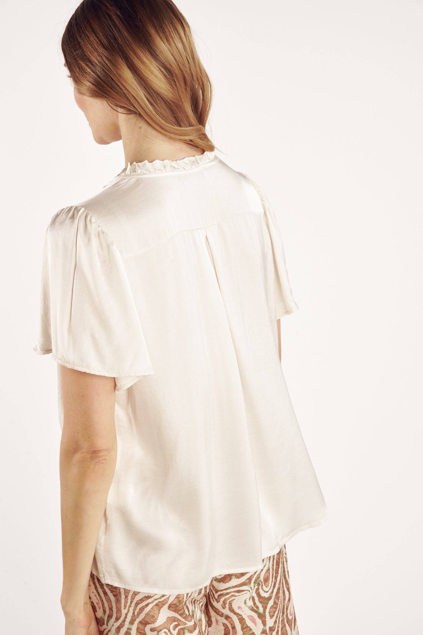 CHEMISE COL PLISSÉ ANNABELLE NATUREL