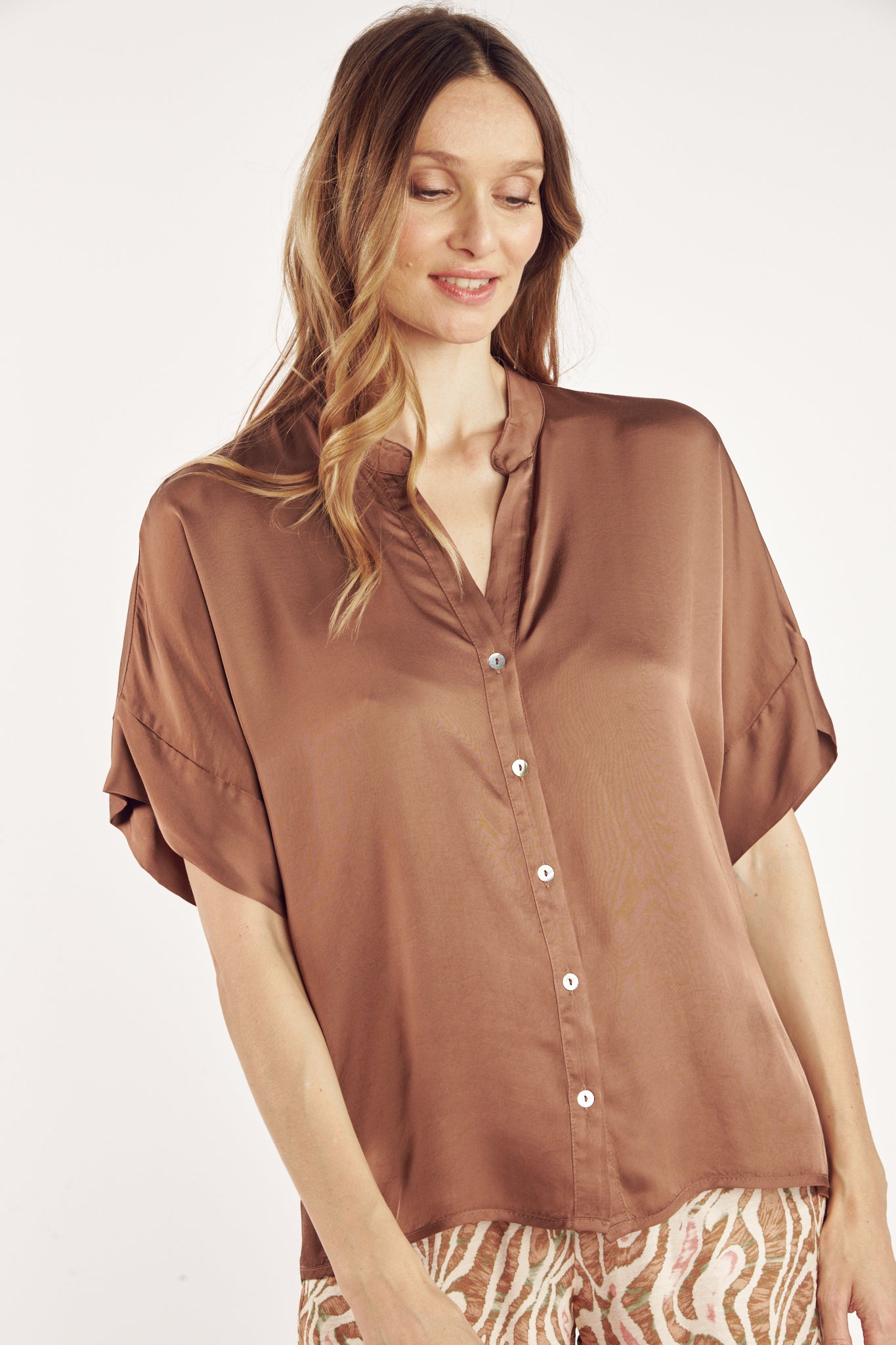 CHEMISE OVER ALDA CAPPUCCINO