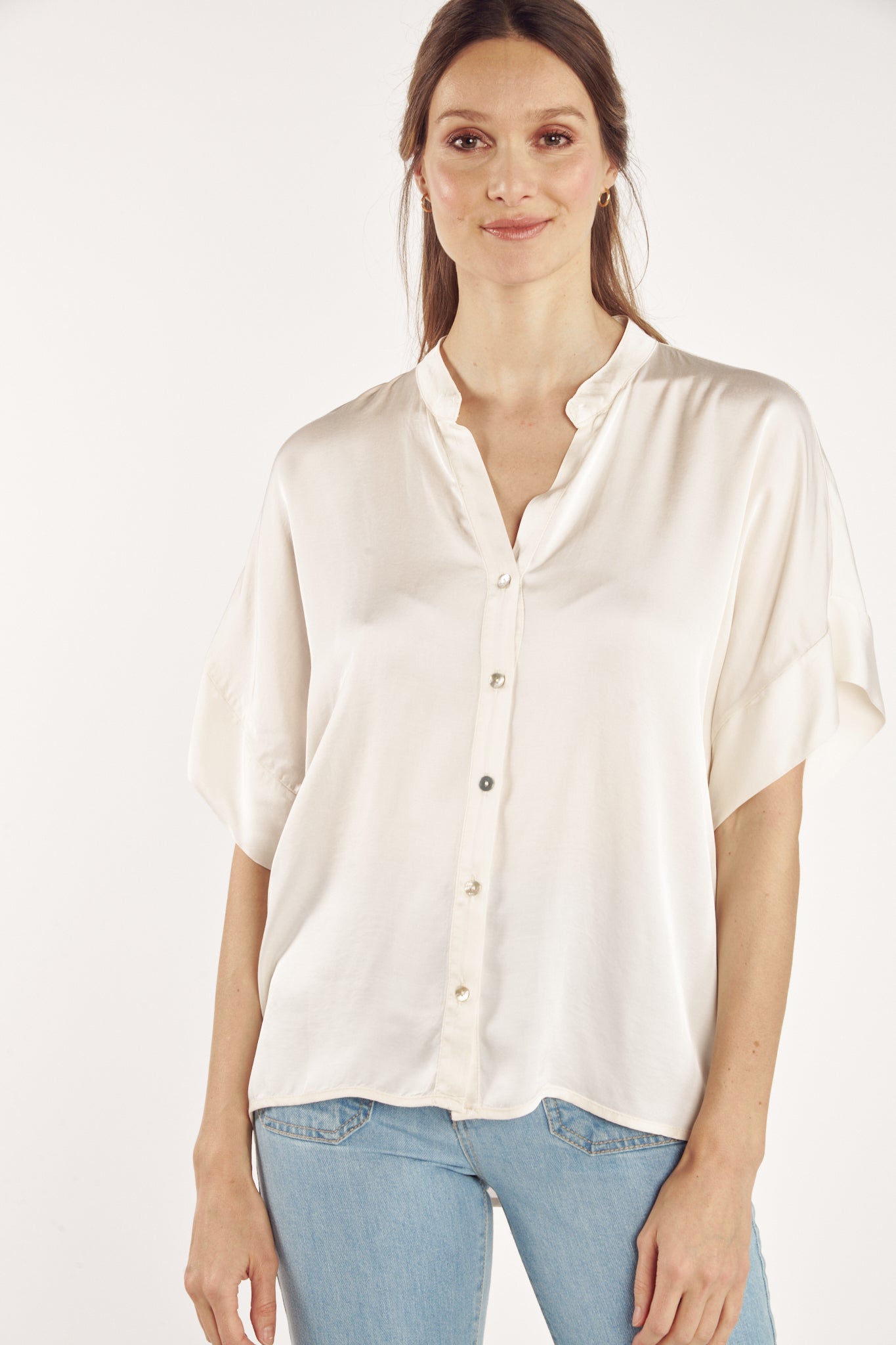 CHEMISE OVER ALDA NATUREL