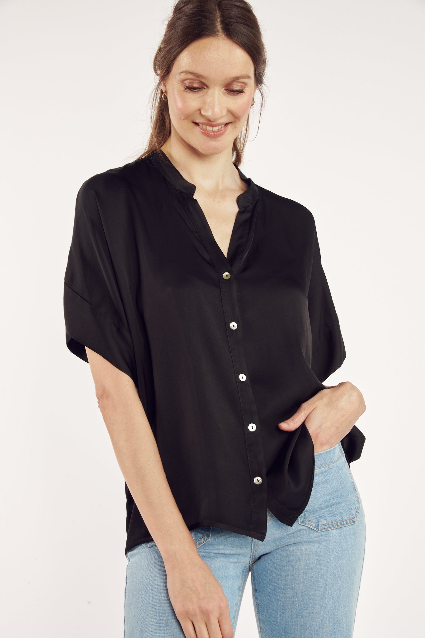 CHEMISE OVER ALDA NOIR