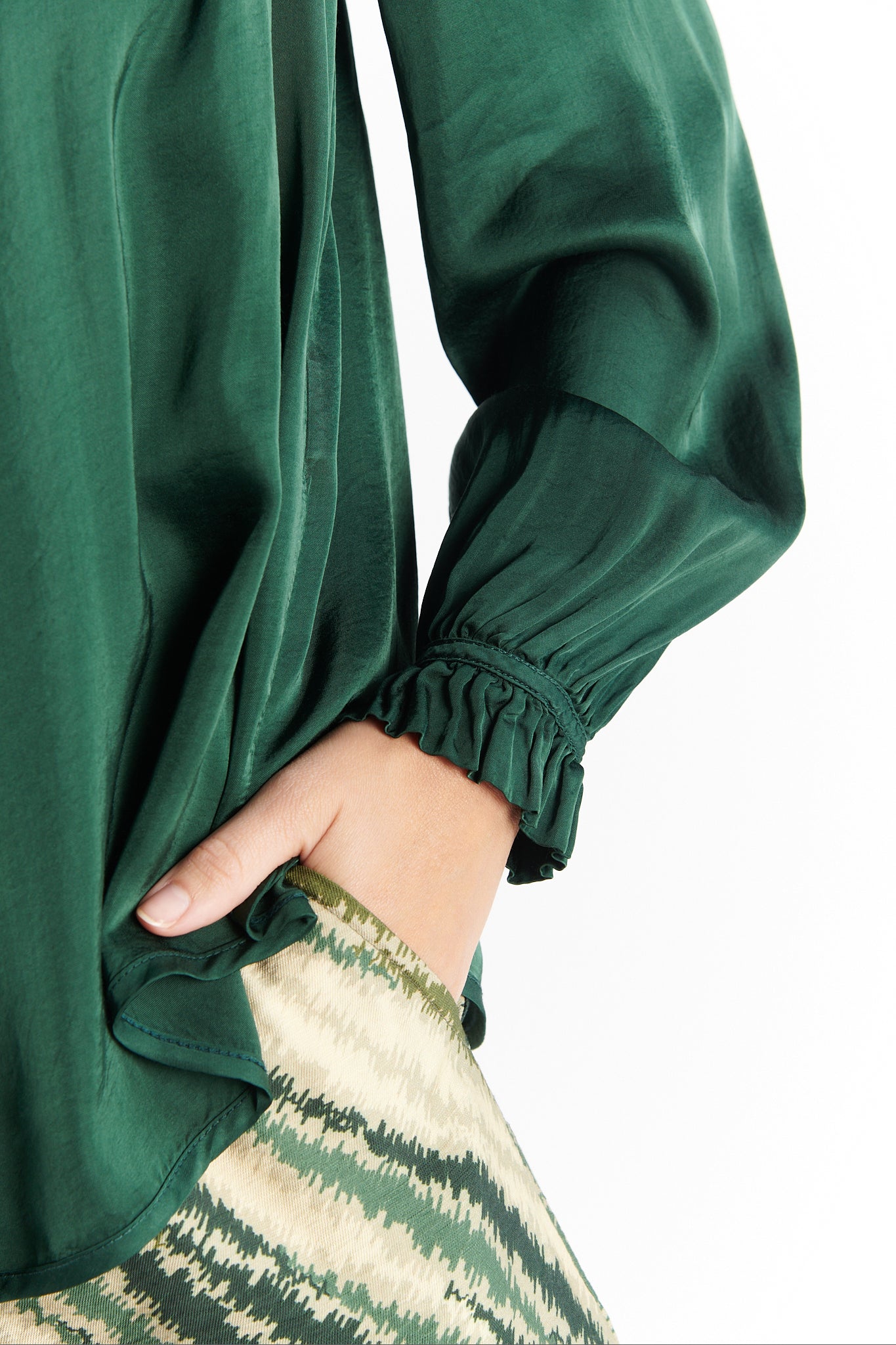 CHEMISE PEINTRE DANOA VERT PIN