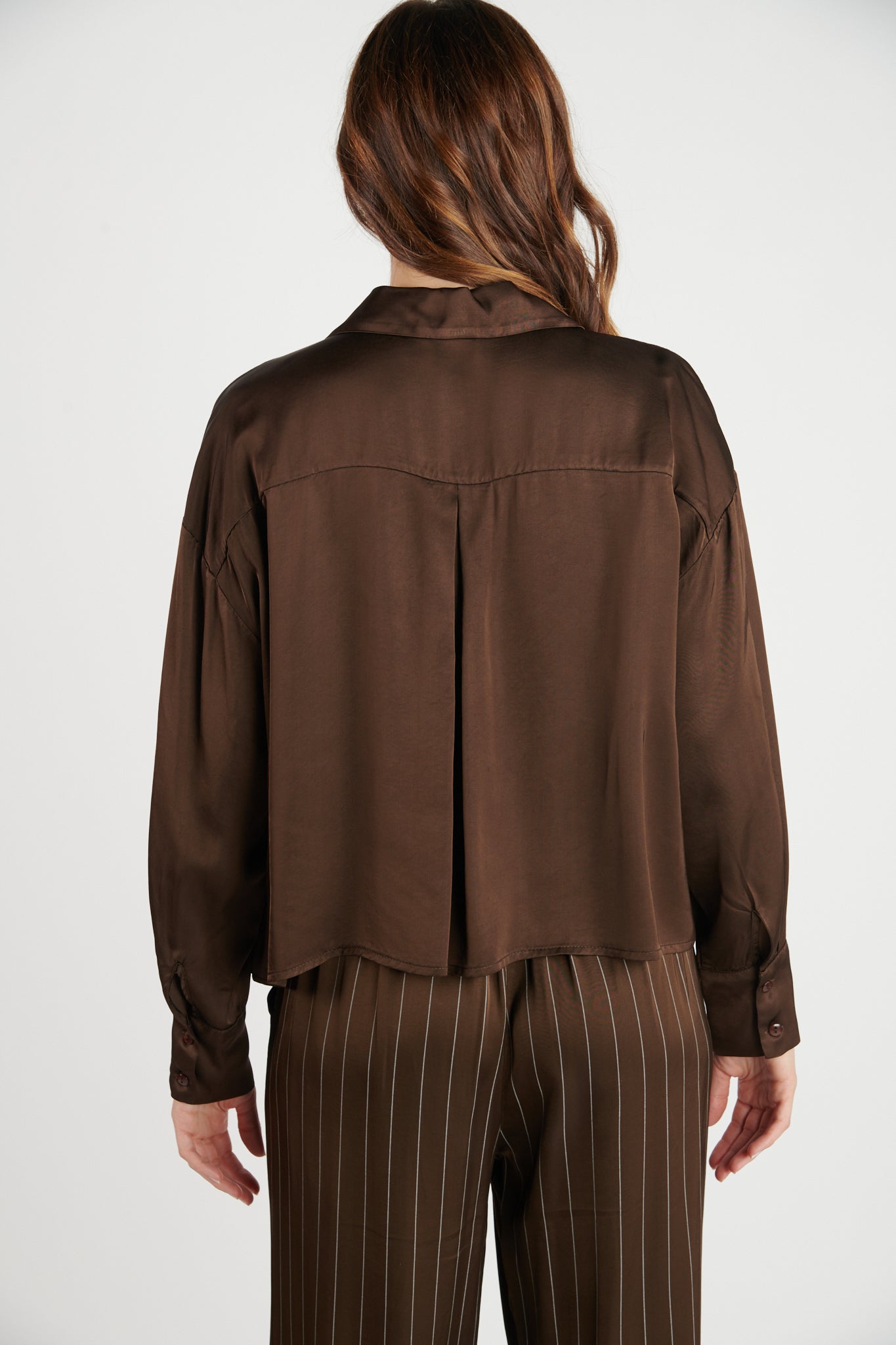 CHEMISE FLUIDE DALIA  EBENE