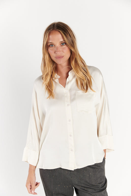 CHEMISE OVERSIZE BECCA NATUREL