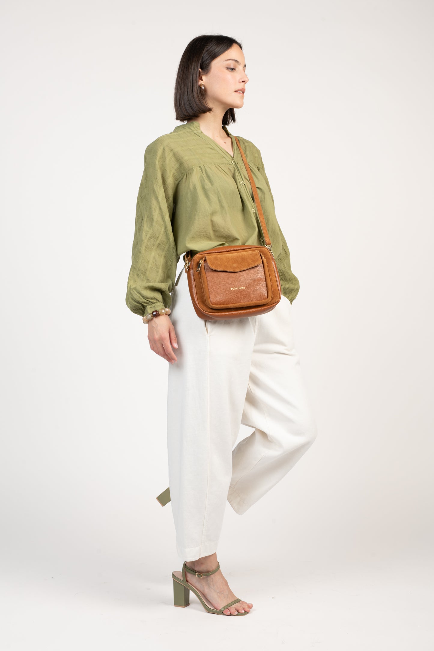 CHEMISE EN VOILE DE COTON FRANÇOISE VERT