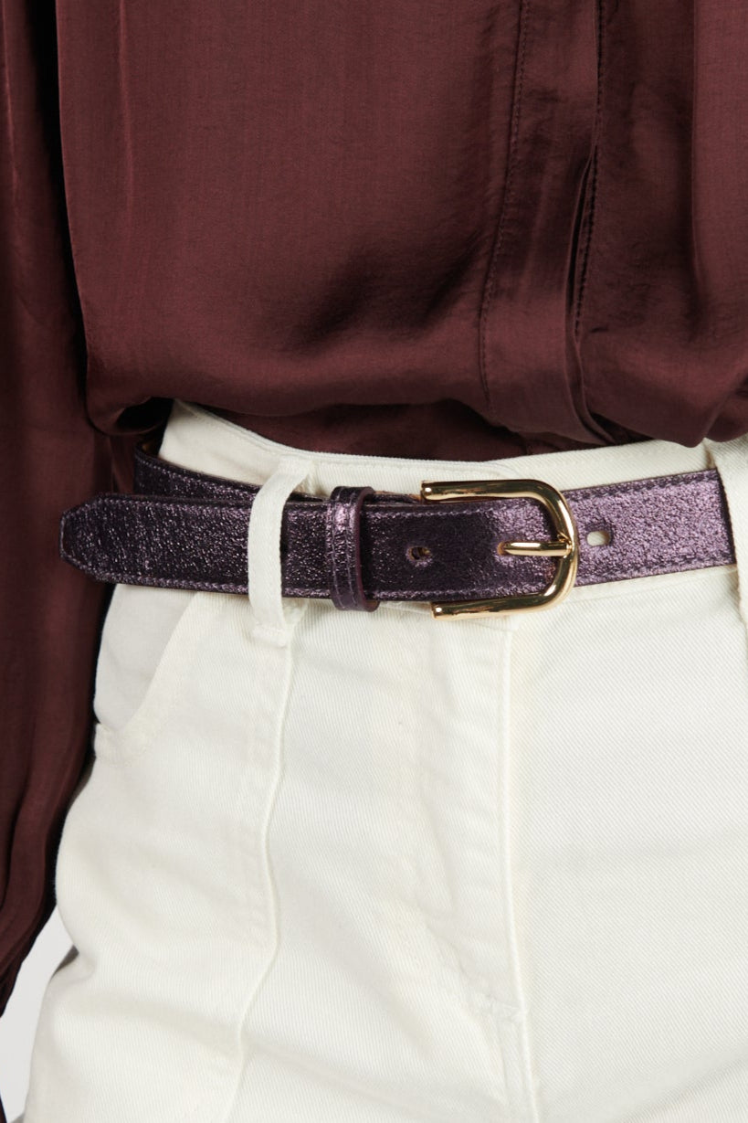 CEINTURE BARNABÉ PRUNE