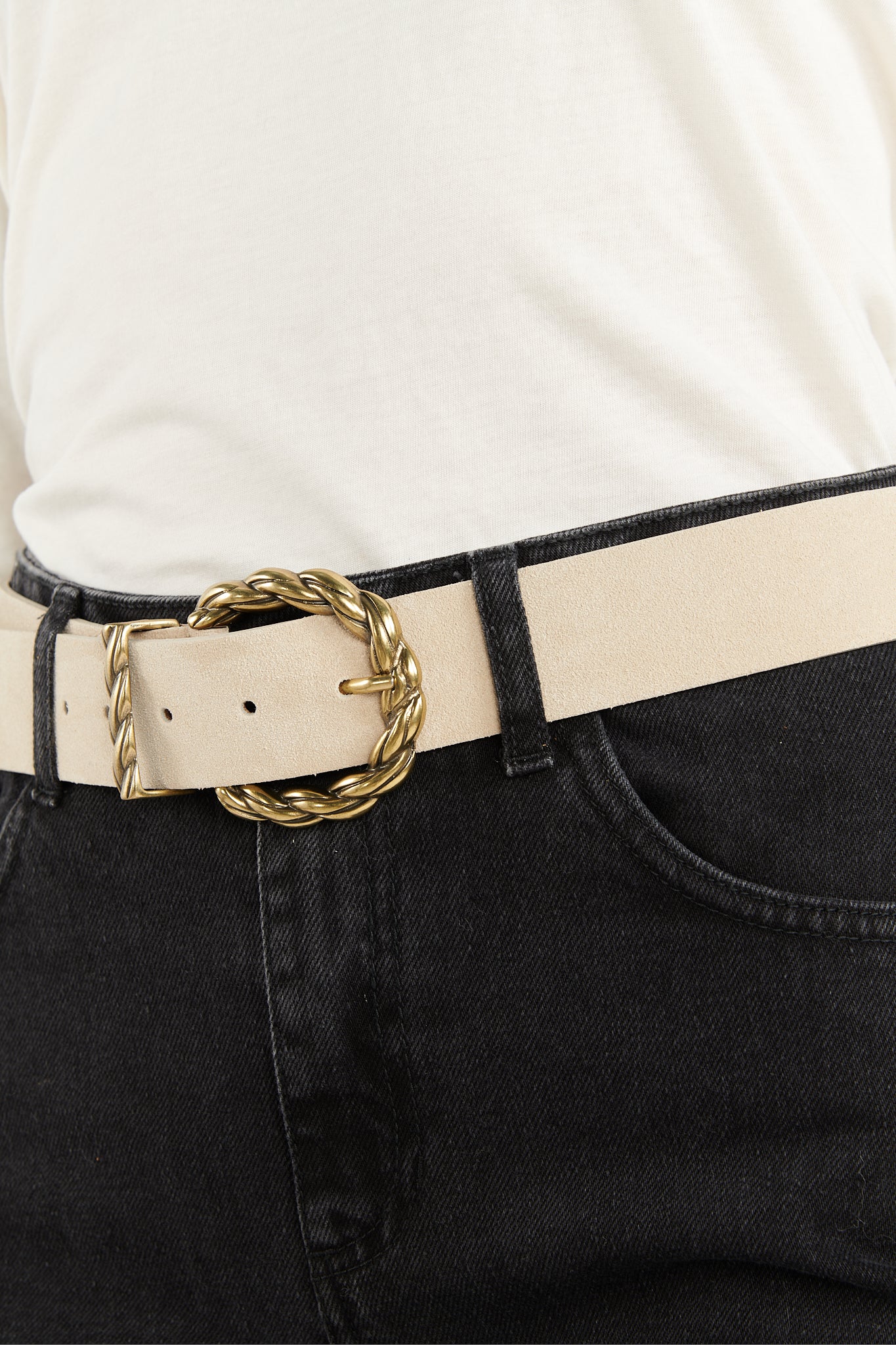 CEINTURE DAIM BAYARD NATUREL