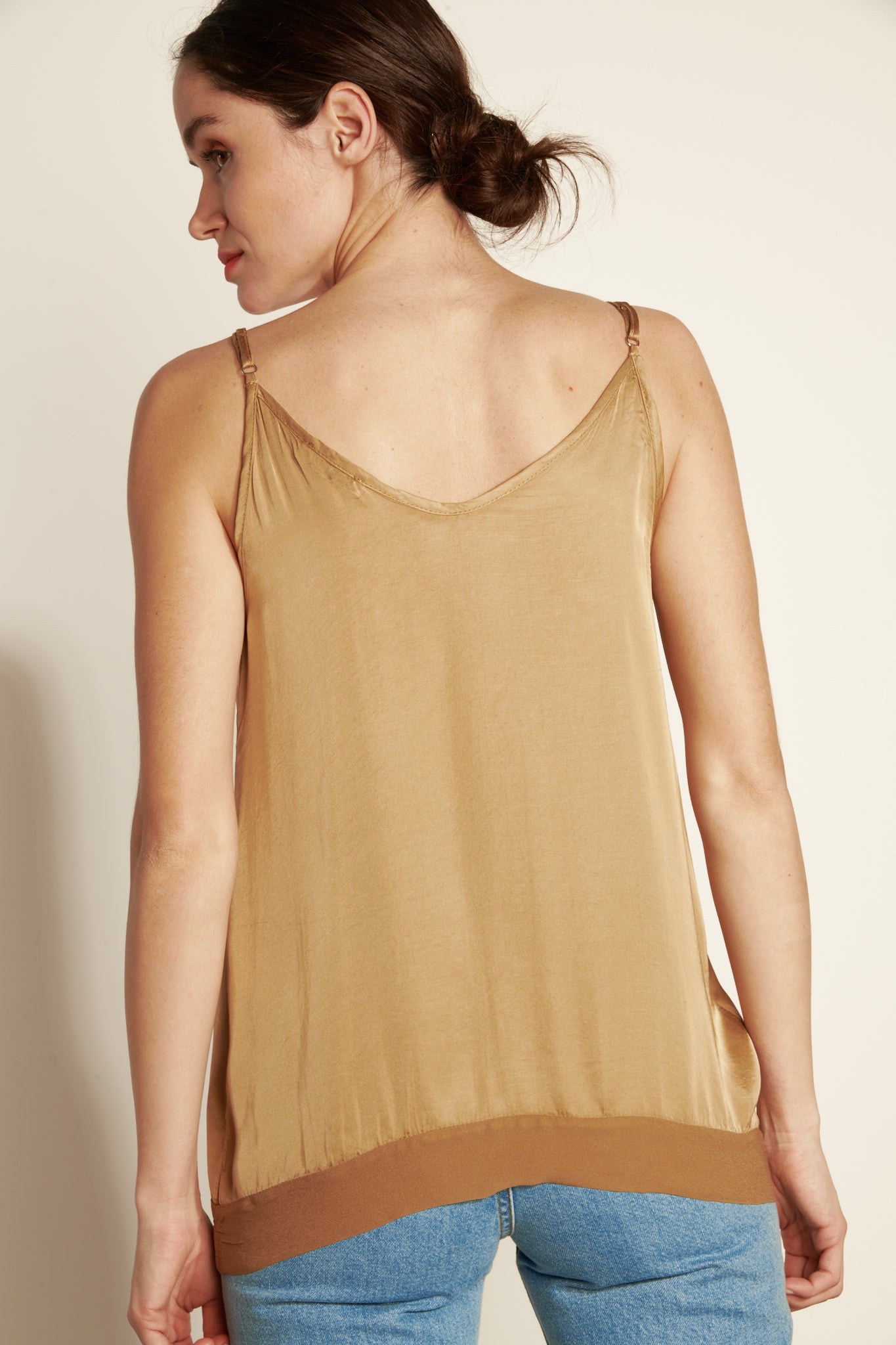 SLIKY TWO-MATERIAL CARACO (F2561T05Q07Q) - CAMEL