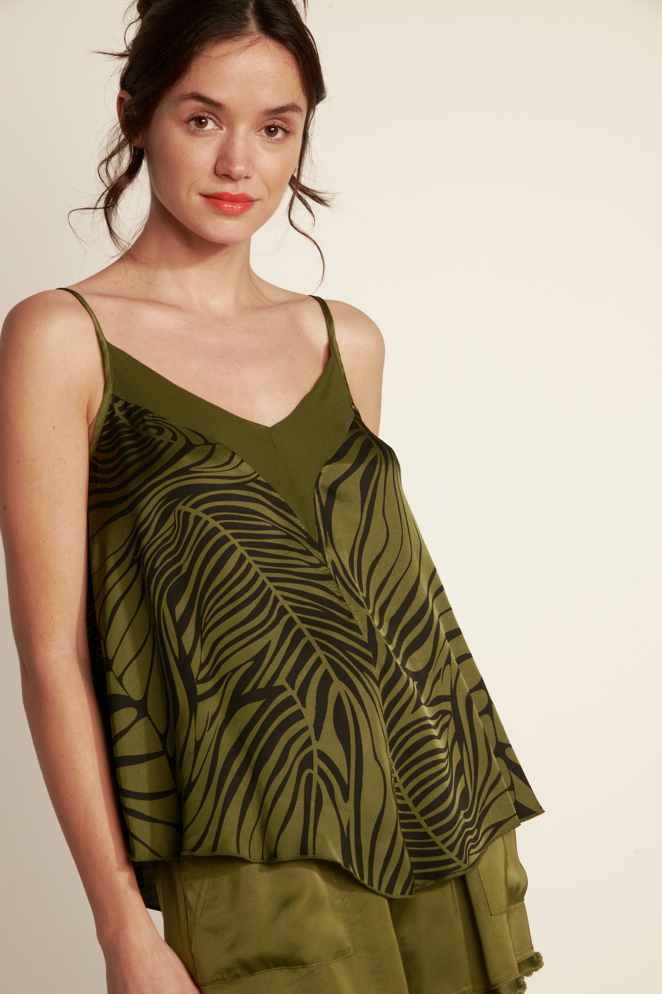 SILKY SAVANE BI-MATERIAL CARACOO (FA742T05) - KHAKI 29V