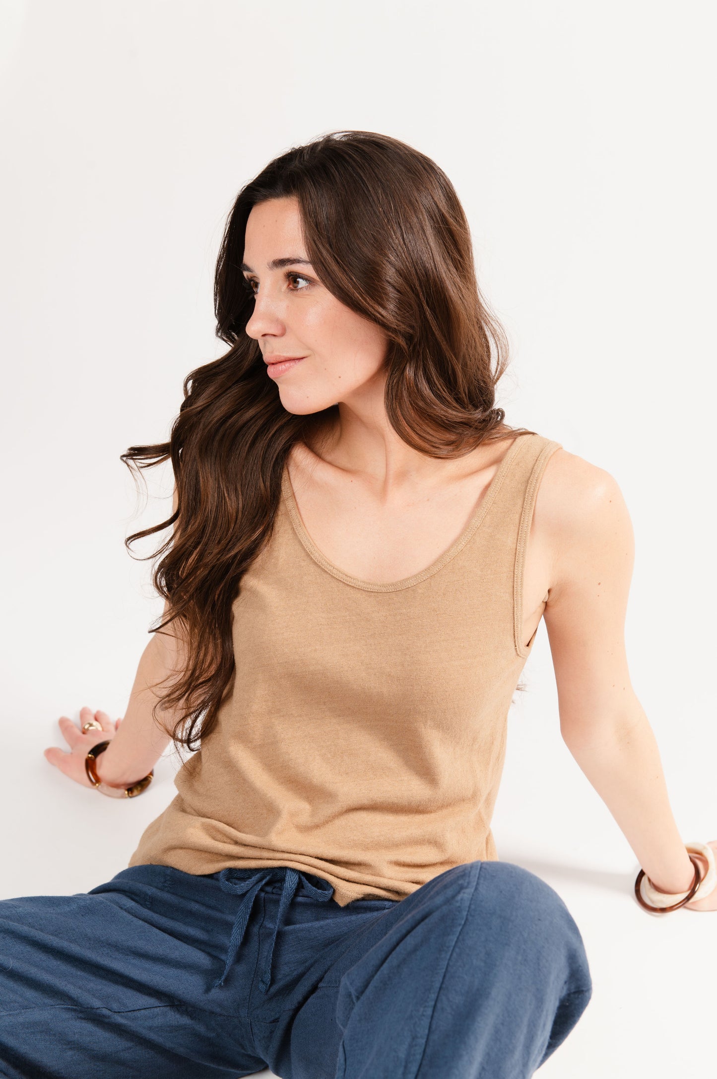 DEBARDEUR FAUSTINE BEIGE