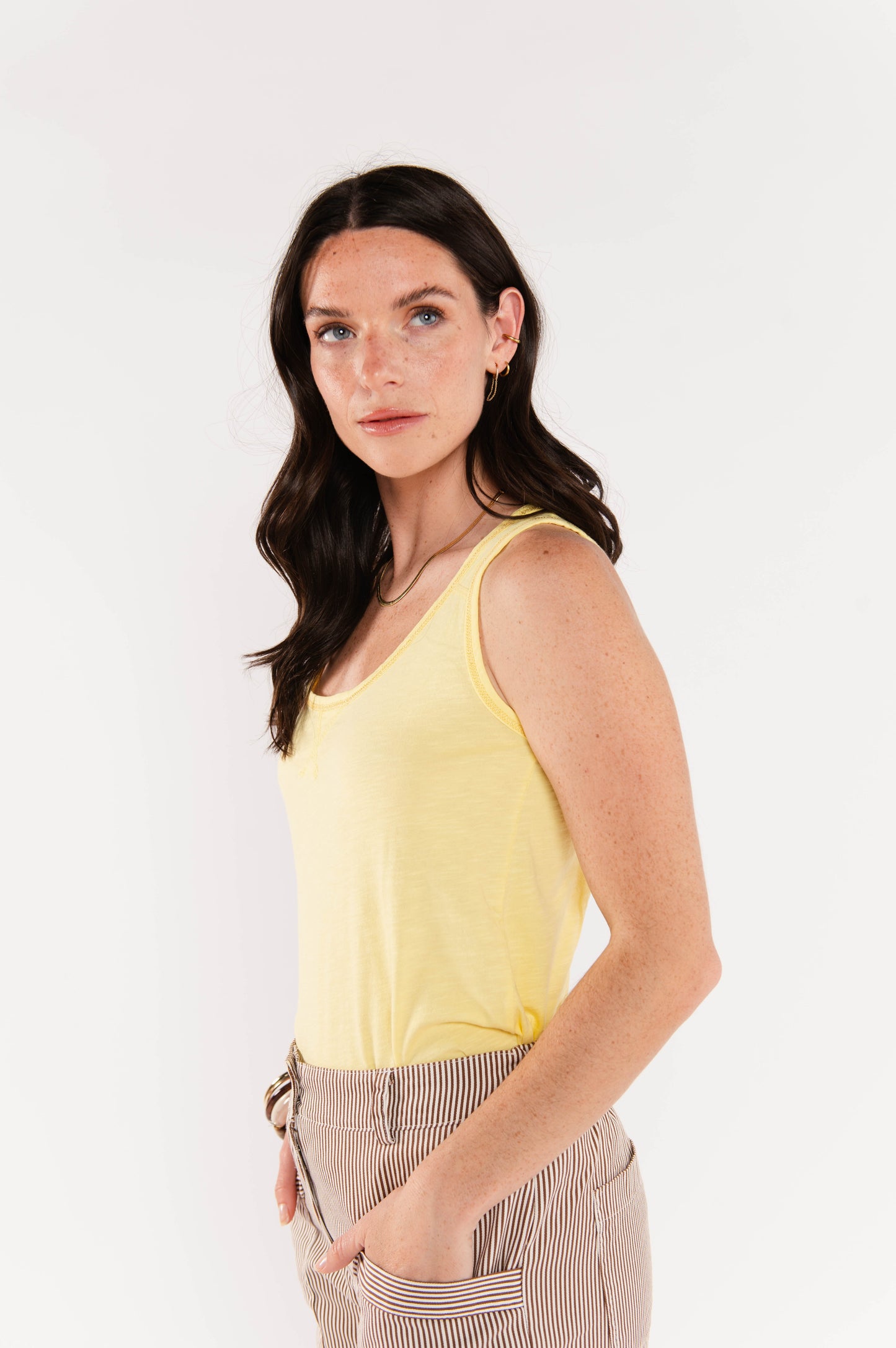 DÉBARDEUR ÉLISE COTON MODAL MIMOSA