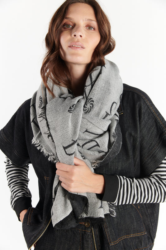 ECHARPE OCTAVE GRIS