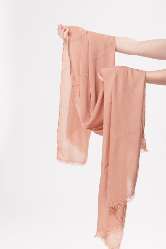 CHECHE EN BAMBOU ESMÉRALDA VIEUX ROSE