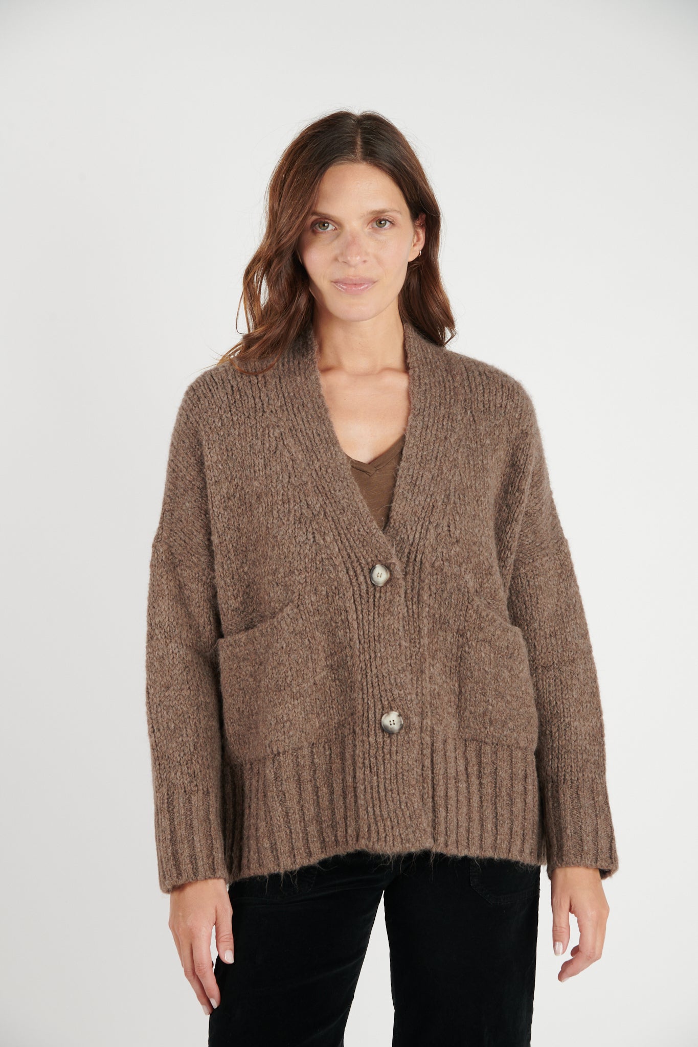 GILET MAILLE DANATO CAPPUCCINO