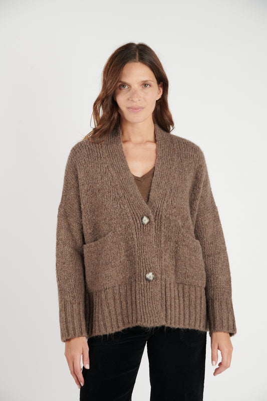 GILET MAILLE DANATO CAPPUCCINO