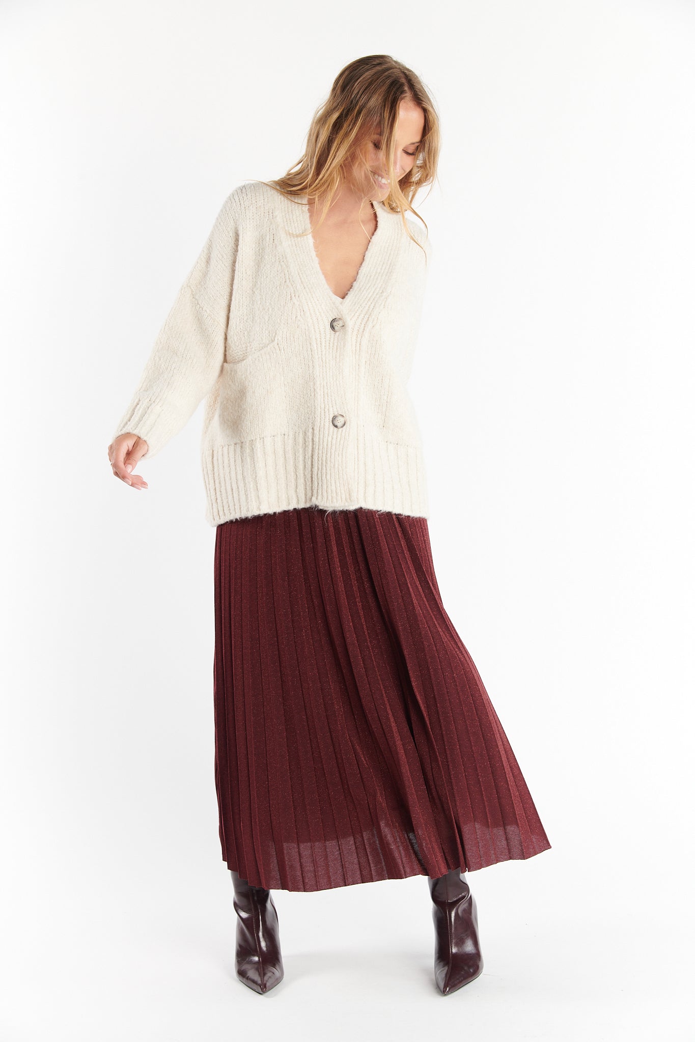 GILET MAILLE DANATO NATUREL