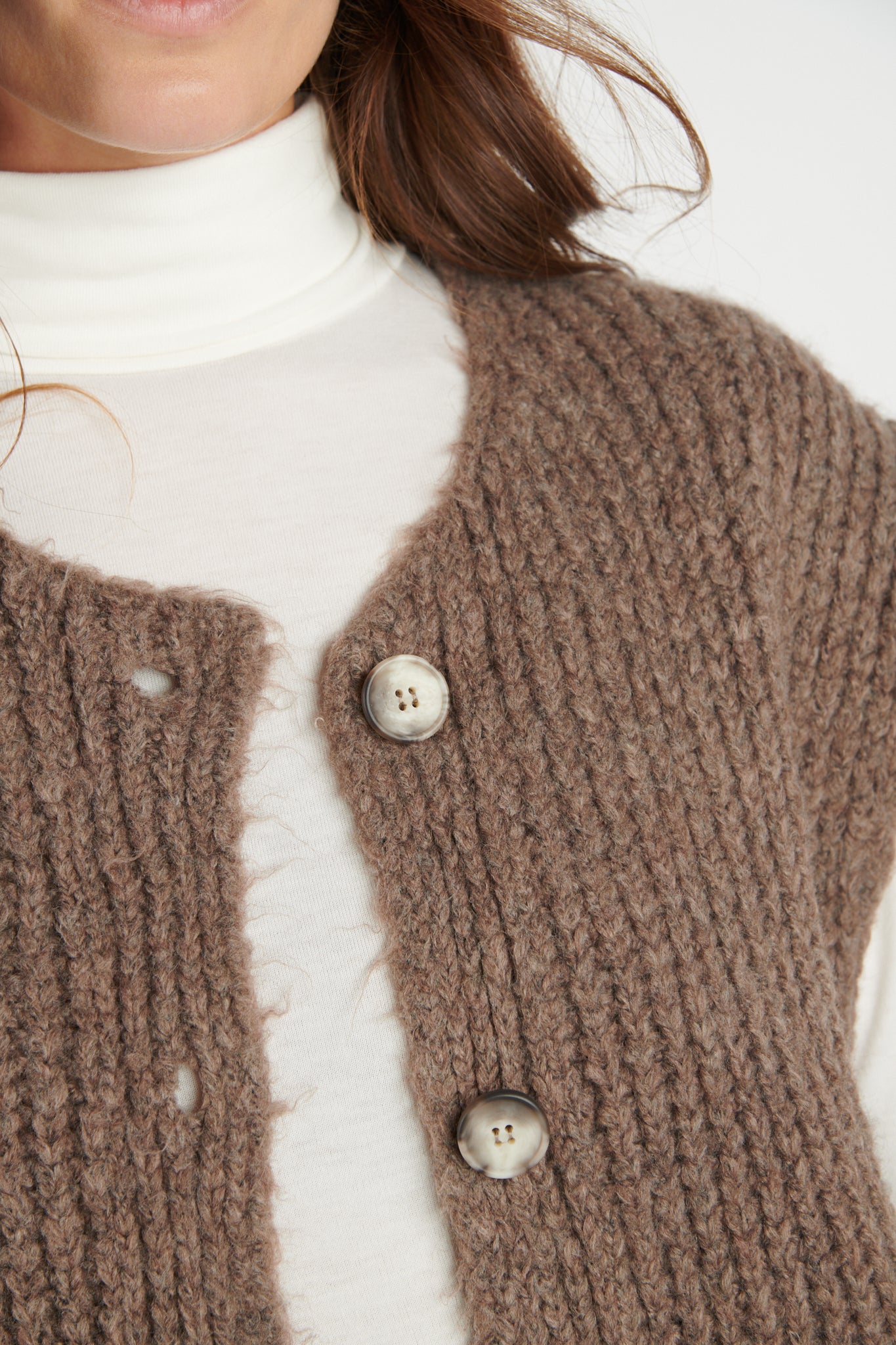 GILET SANS MANCHES DARIAN CAPPUCCINO