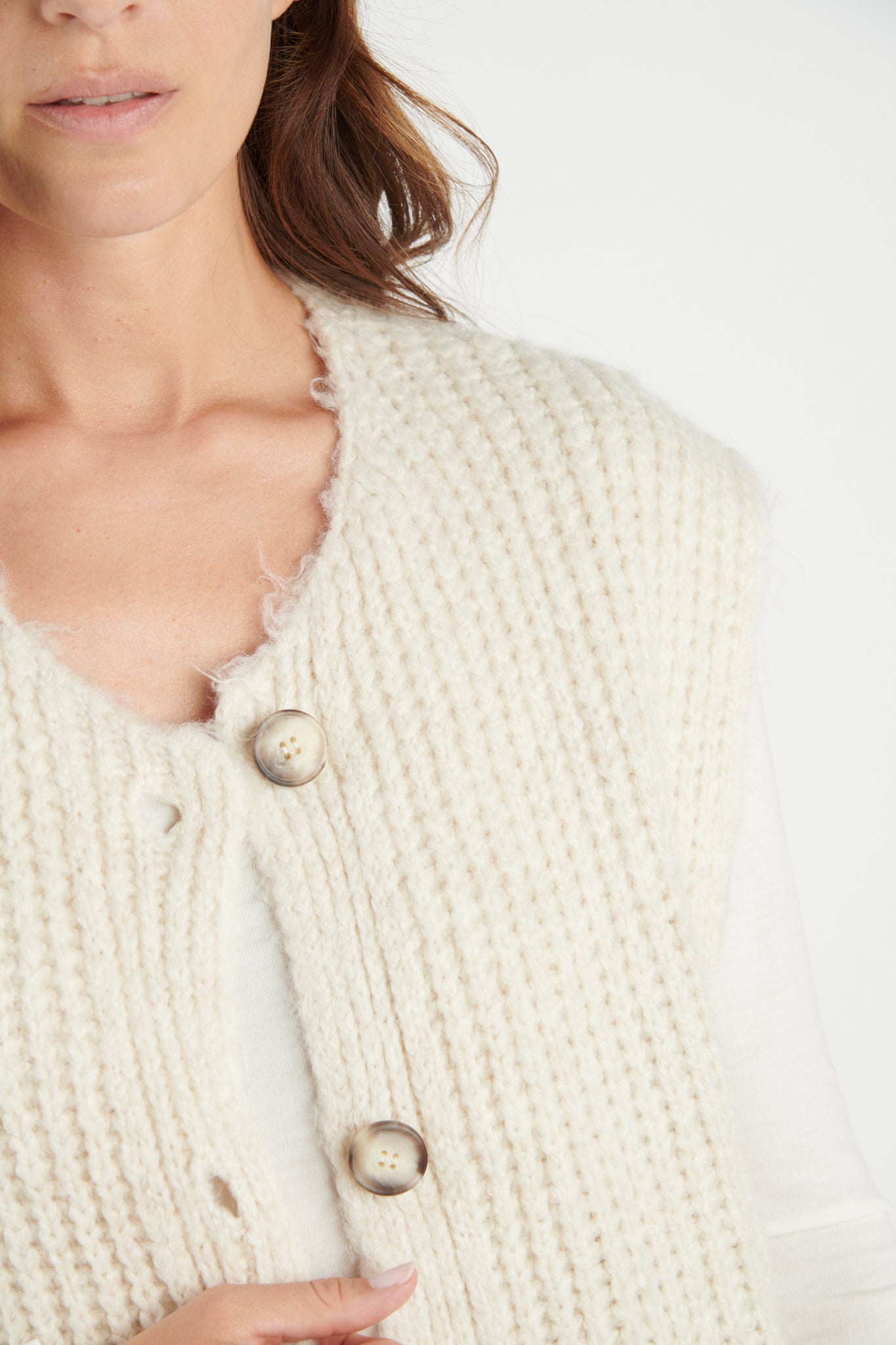 GILET SANS MANCHES DARIAN NATUREL