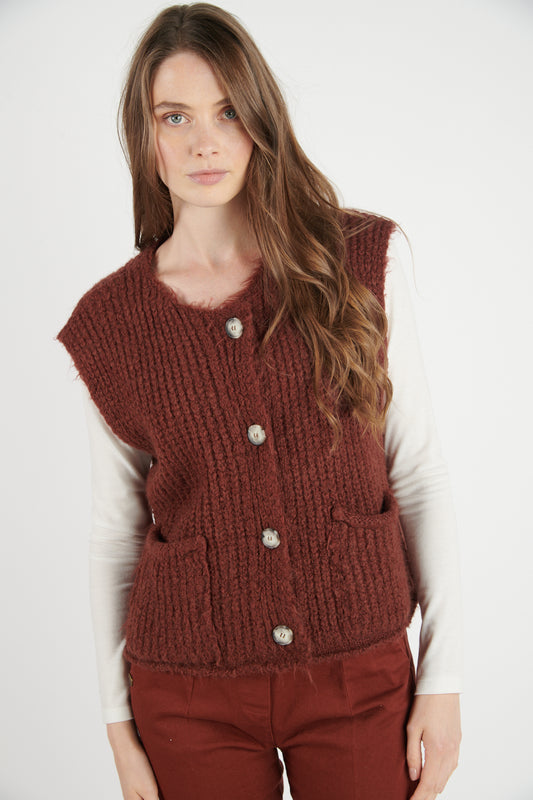 GILET SANS MANCHES DARIAN PAPRIKA