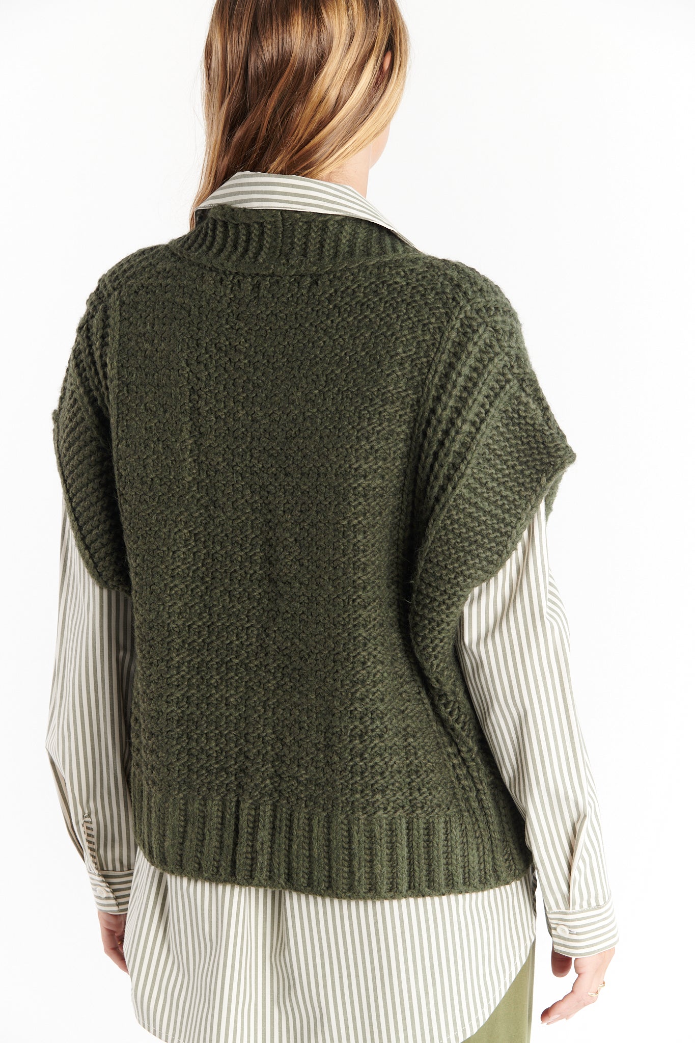 GILET BERNADETTE KAKI