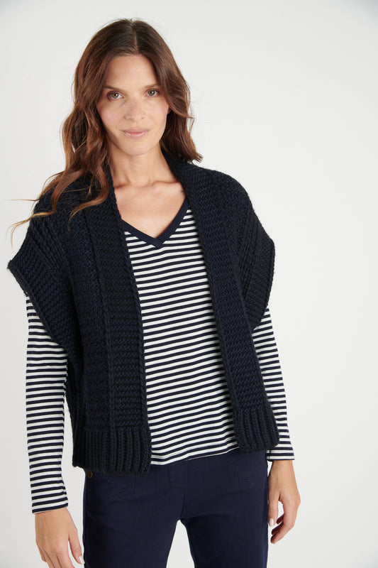 GILET BERNADETTE MARINE