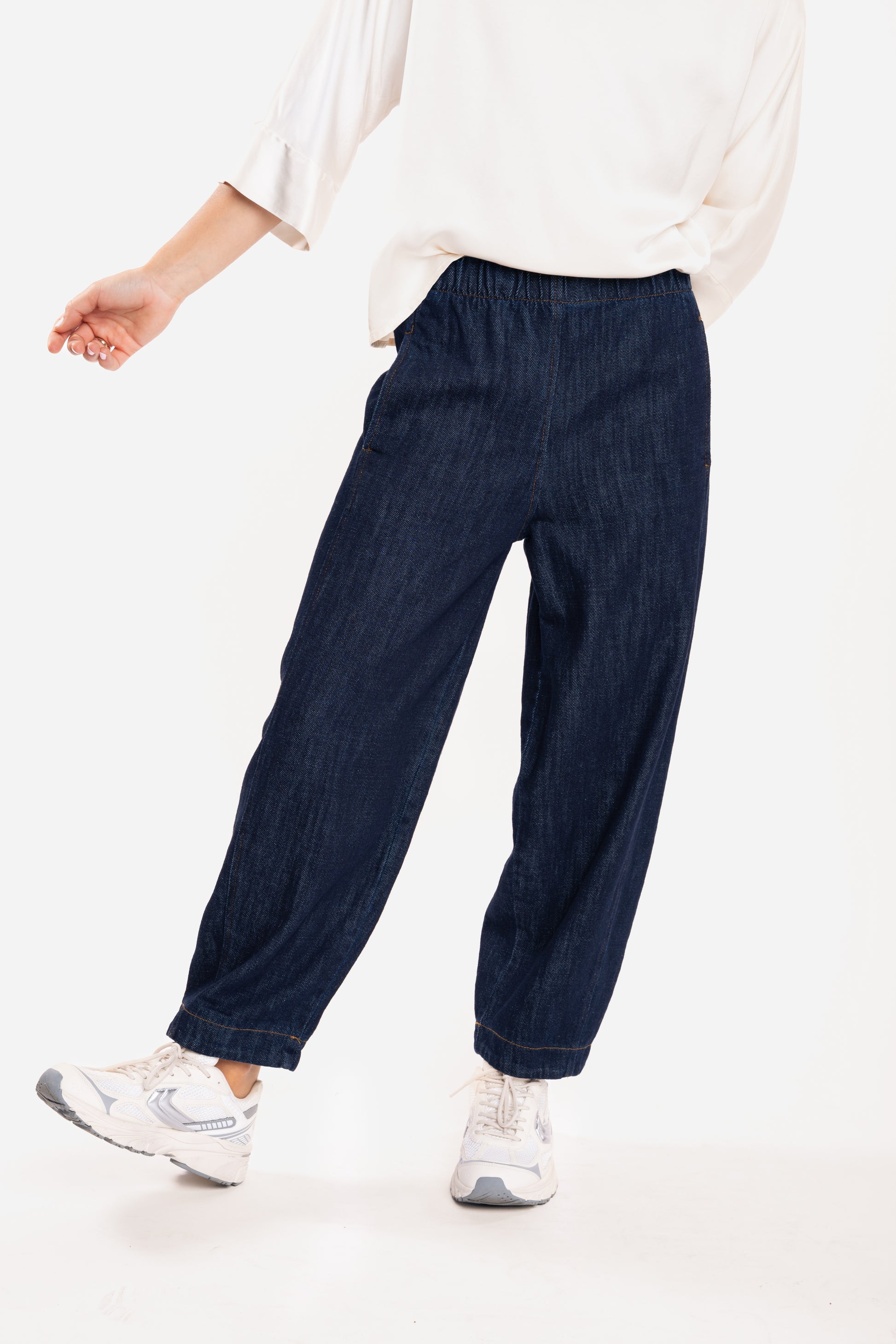 Jean ballon femme brut 