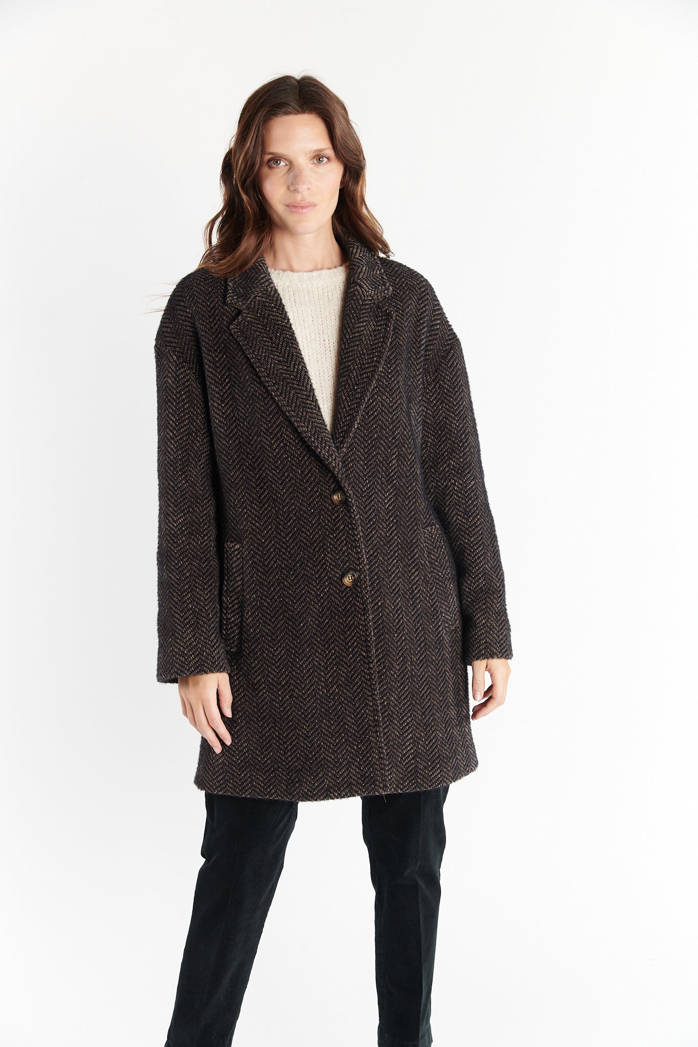 MANTEAU BETTY CHOCO