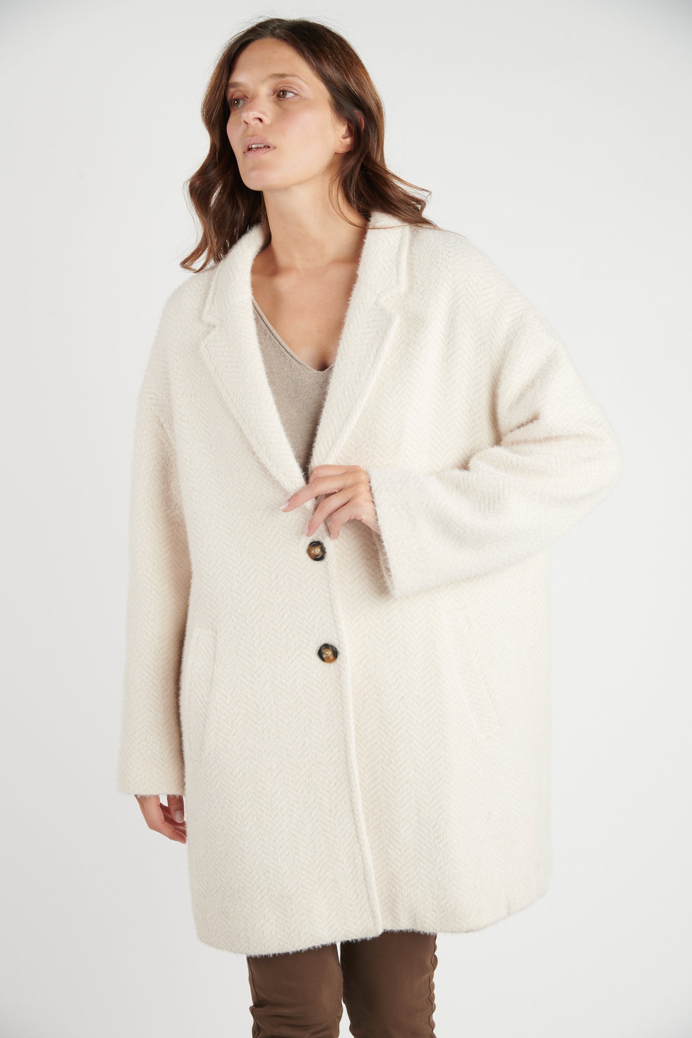 MANTEAU BETTY NATUREL