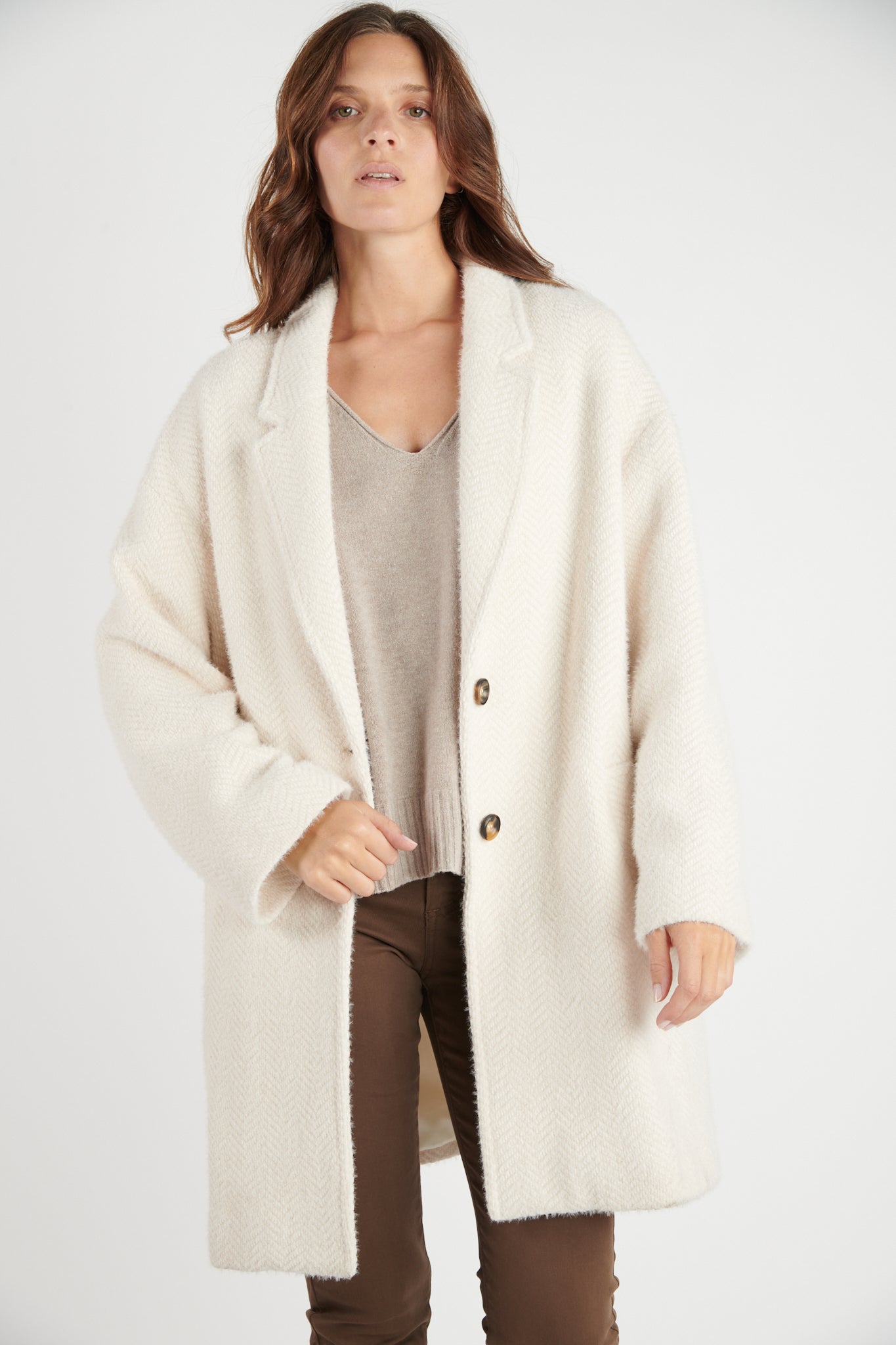 MANTEAU BETTY NATUREL