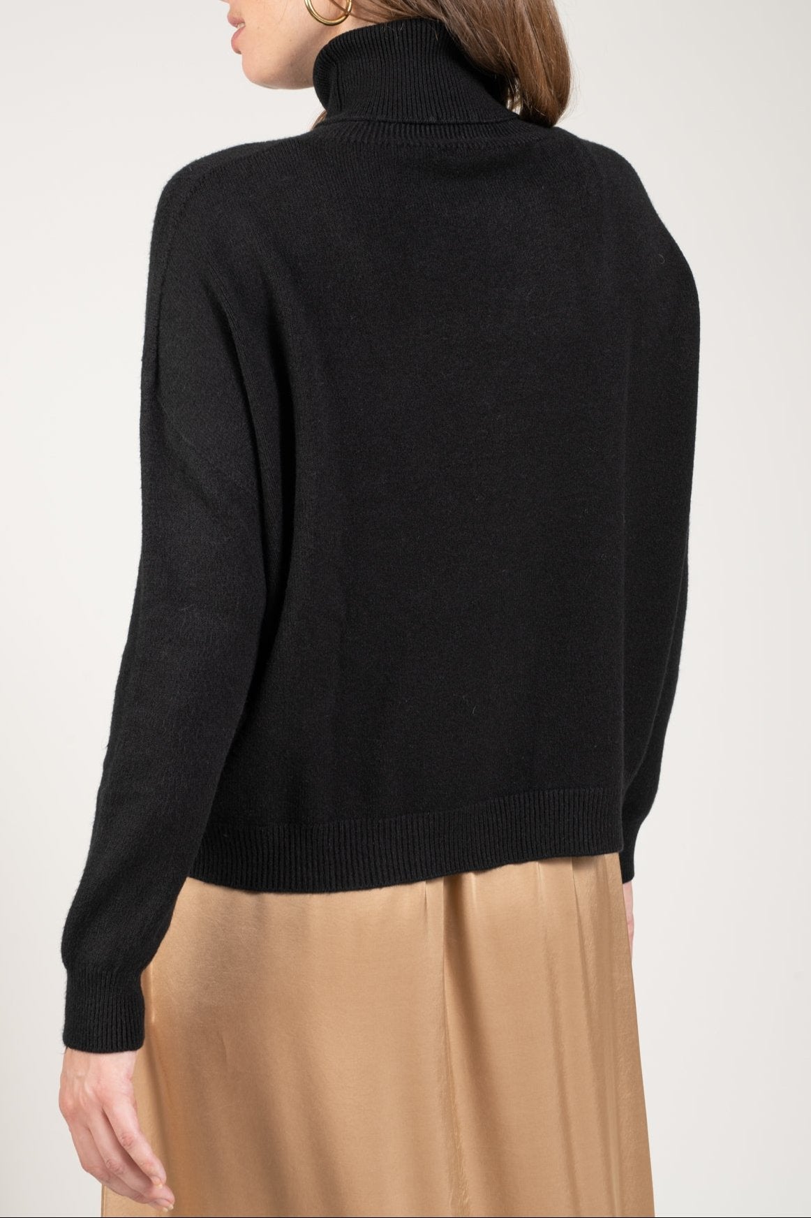 PULL COL ROULÉ MAEVE NOIR