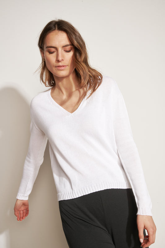 ARTUS WHITE SWEATER