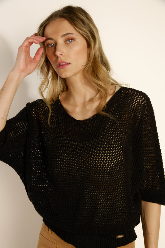 PULL FILET ADRIAN NOIR