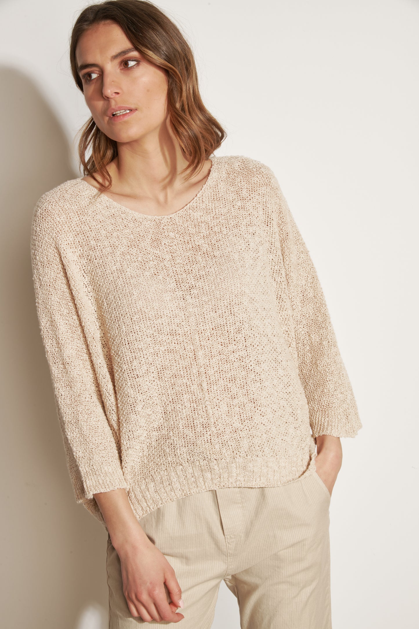 PULL CHINE ANAKIN BEIGE