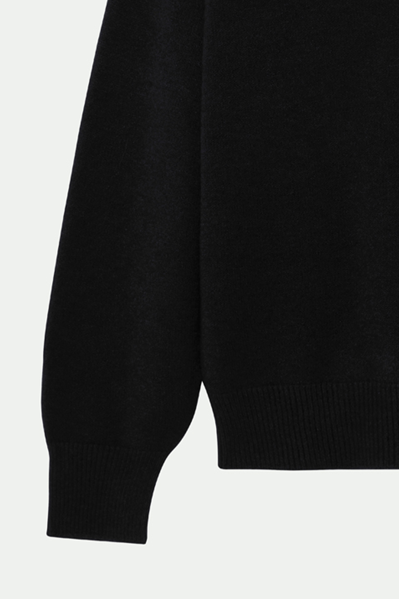 PULL COL BARDOT BIANCA NOIR