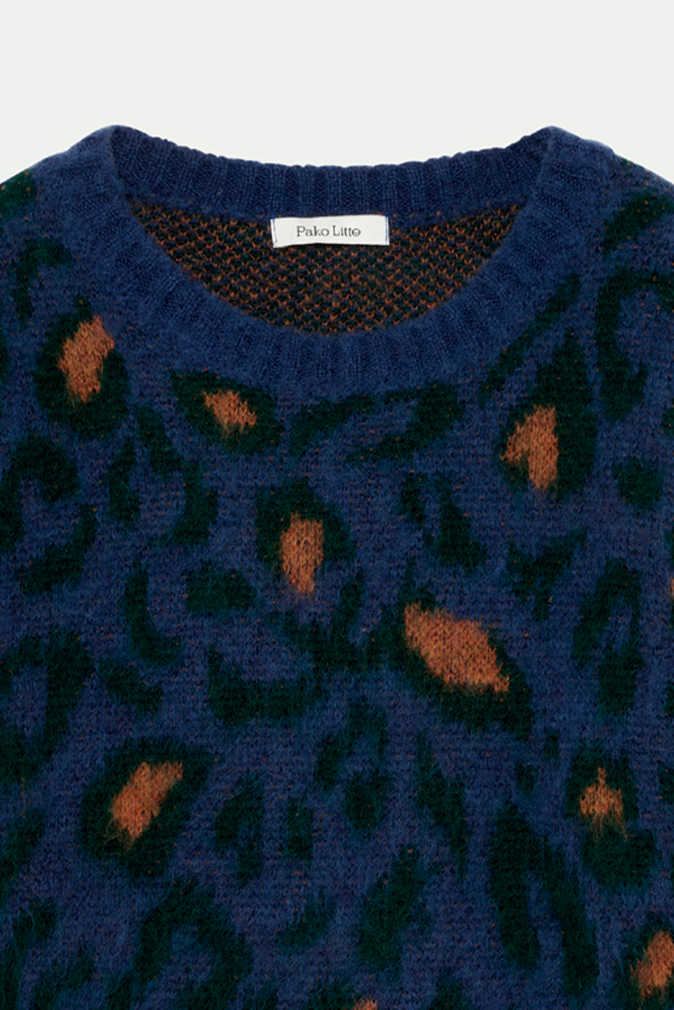 PULL LÉOPARD DENIM BRIDGET