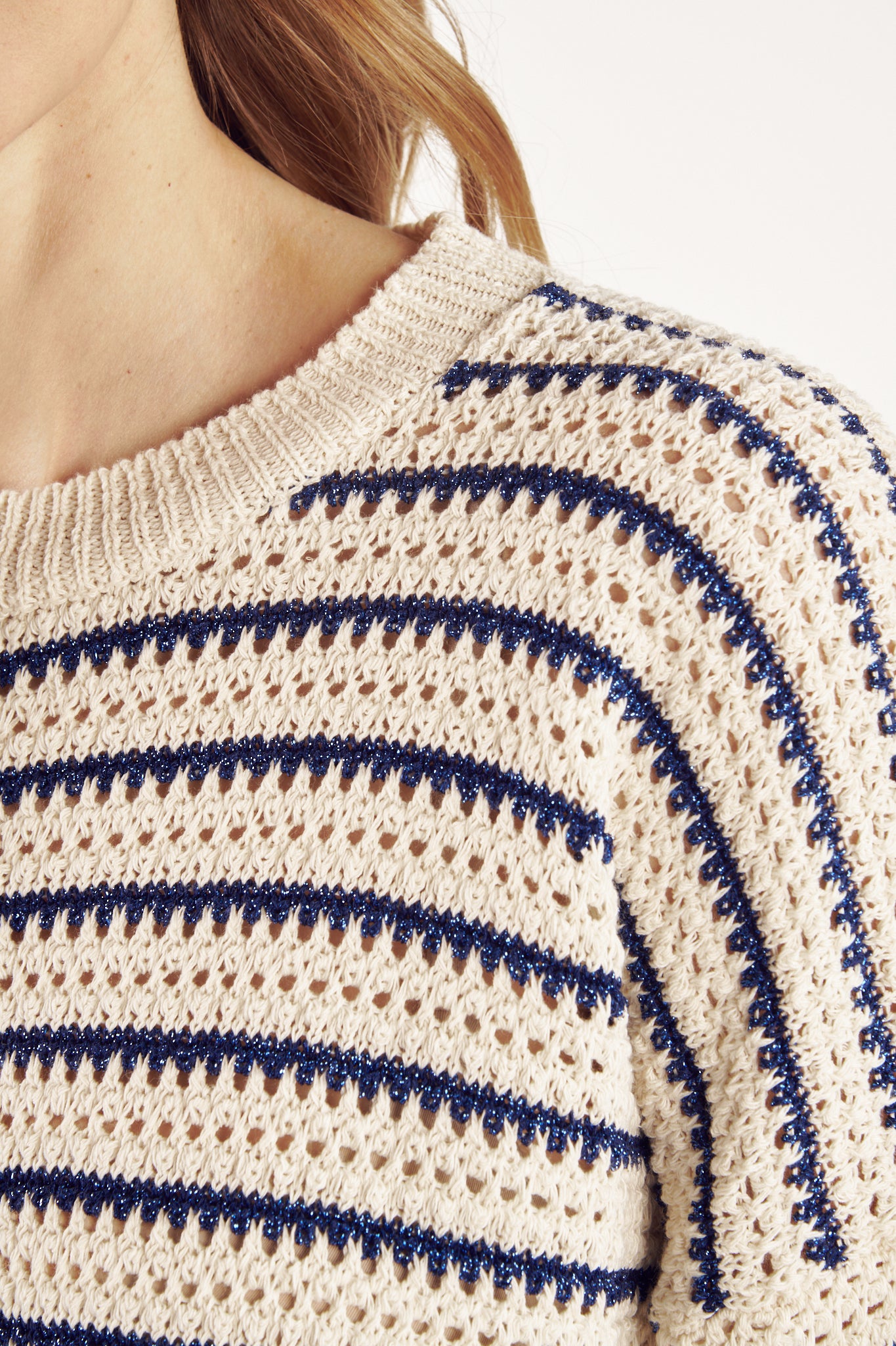 PULL MARINIERE LUREX CYRIL MARINE