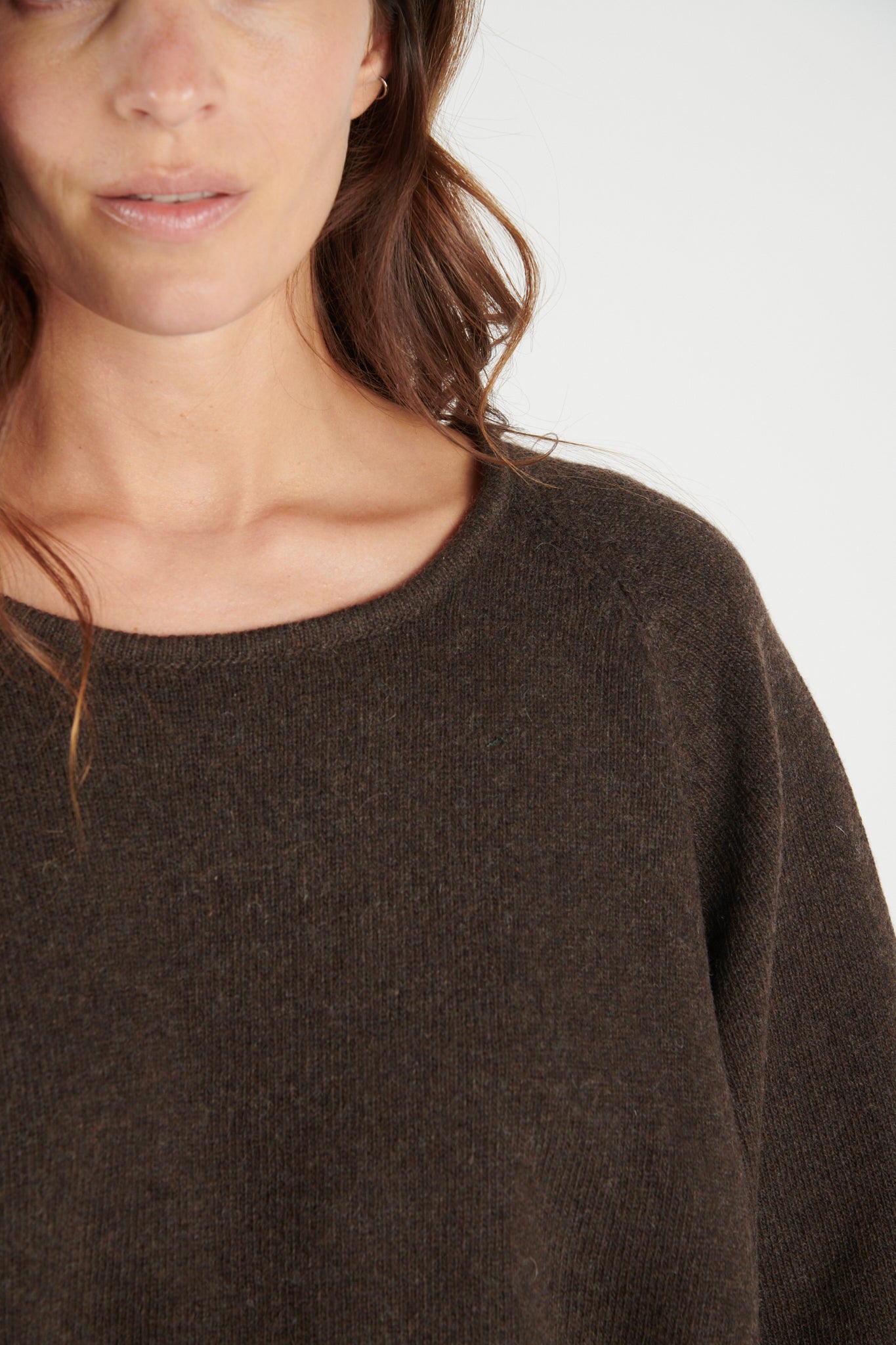 PULL COURT OVERSIZE SÉLENA CHOCO