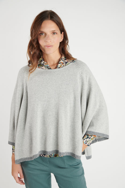 PULL COURT AMPLE DELI GRIS