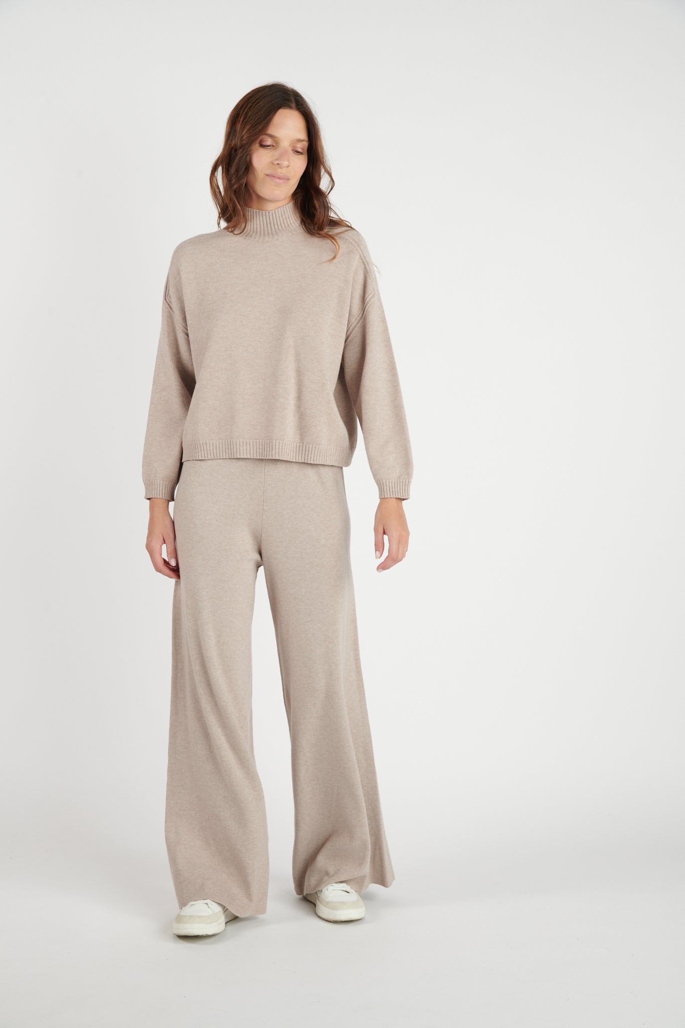 PANTALON MAILLE BILLY BEIGE