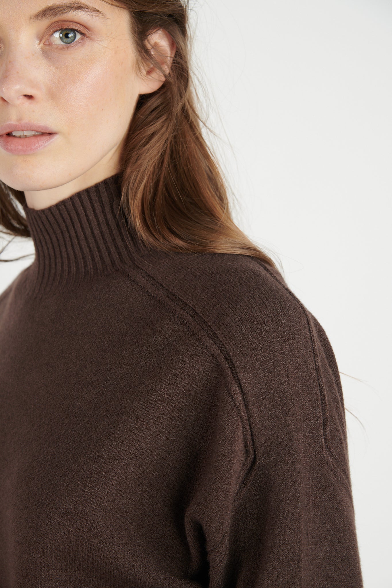 PULL COL CHEMINÉE DENIS CHOCO